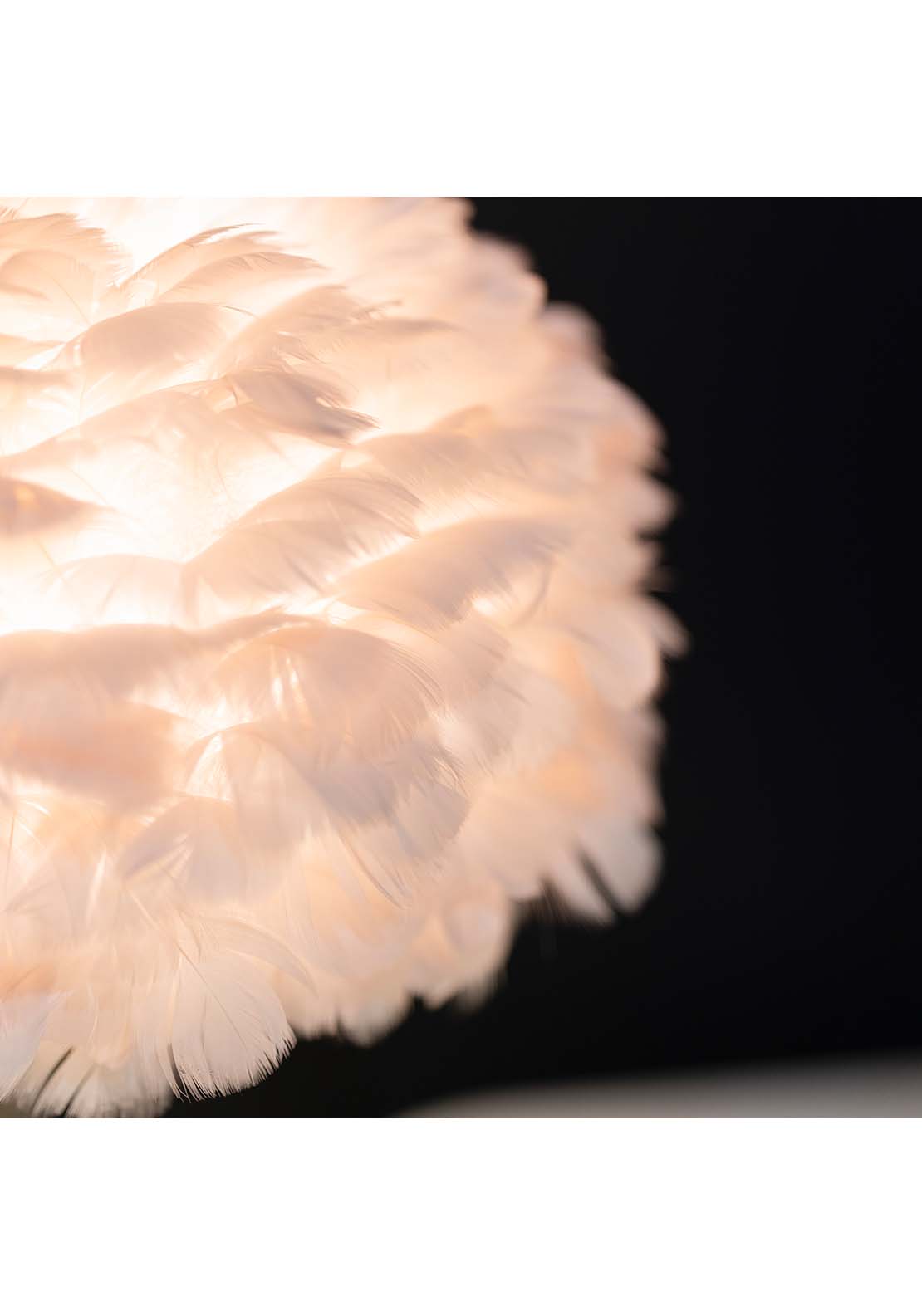 The Home Feather Table Lamp White 3 Shaws Department Stores