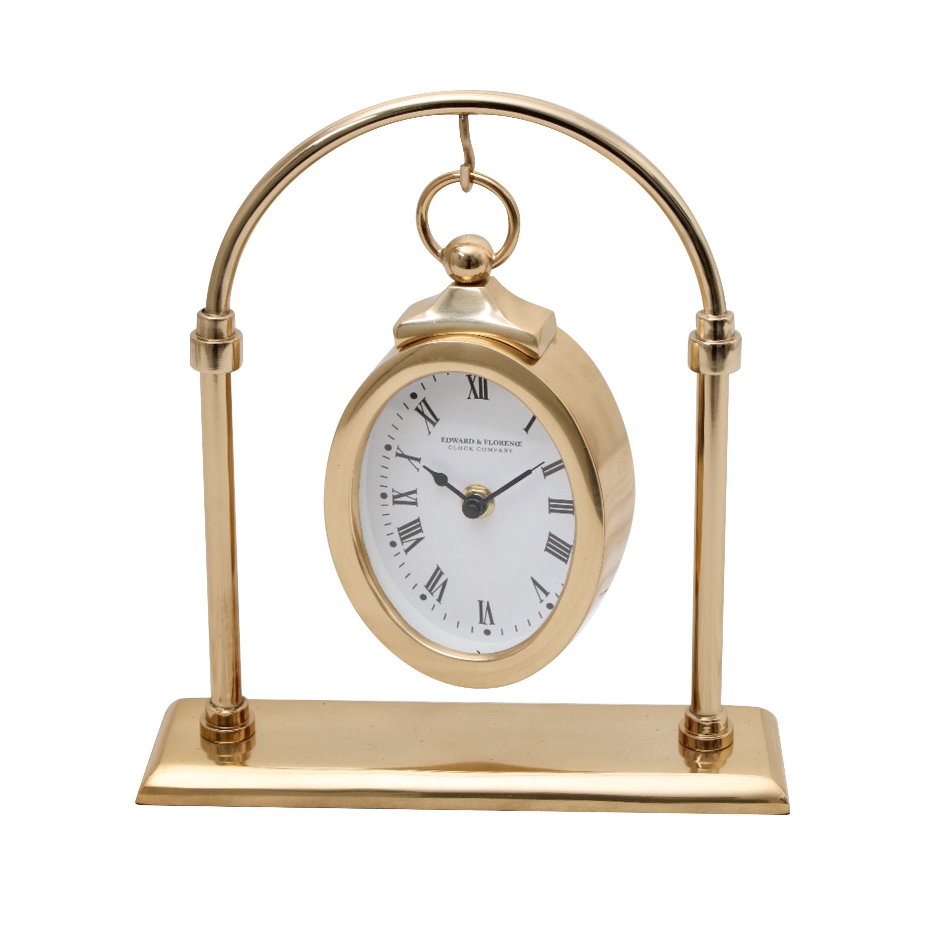 The Home Collection Edward Florence Hanging Clock - Gold 2 Shaws Department Stores