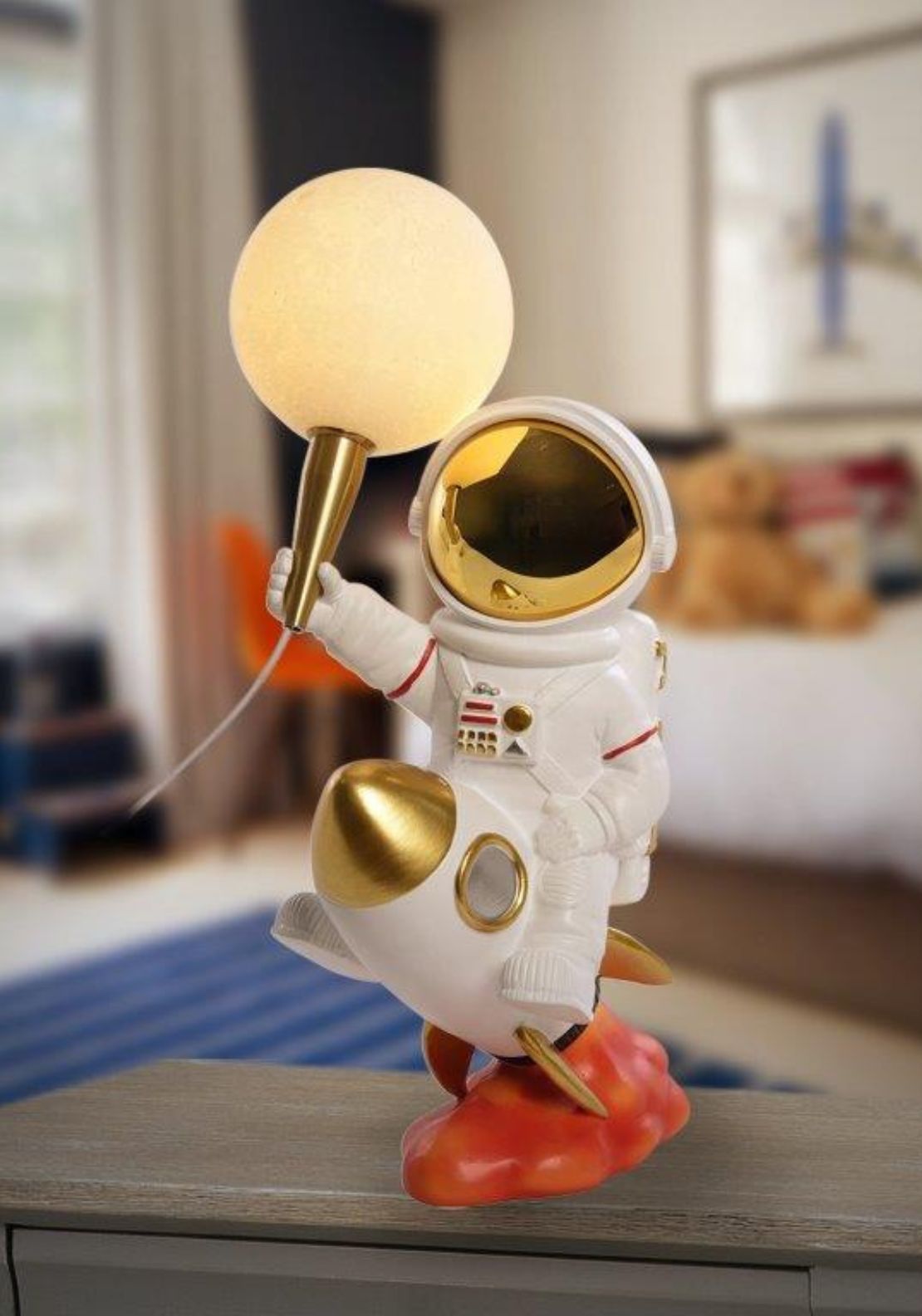 The Home Collection Astronaut And The Moon USB Night Lamp 2 Shaws Department Stores