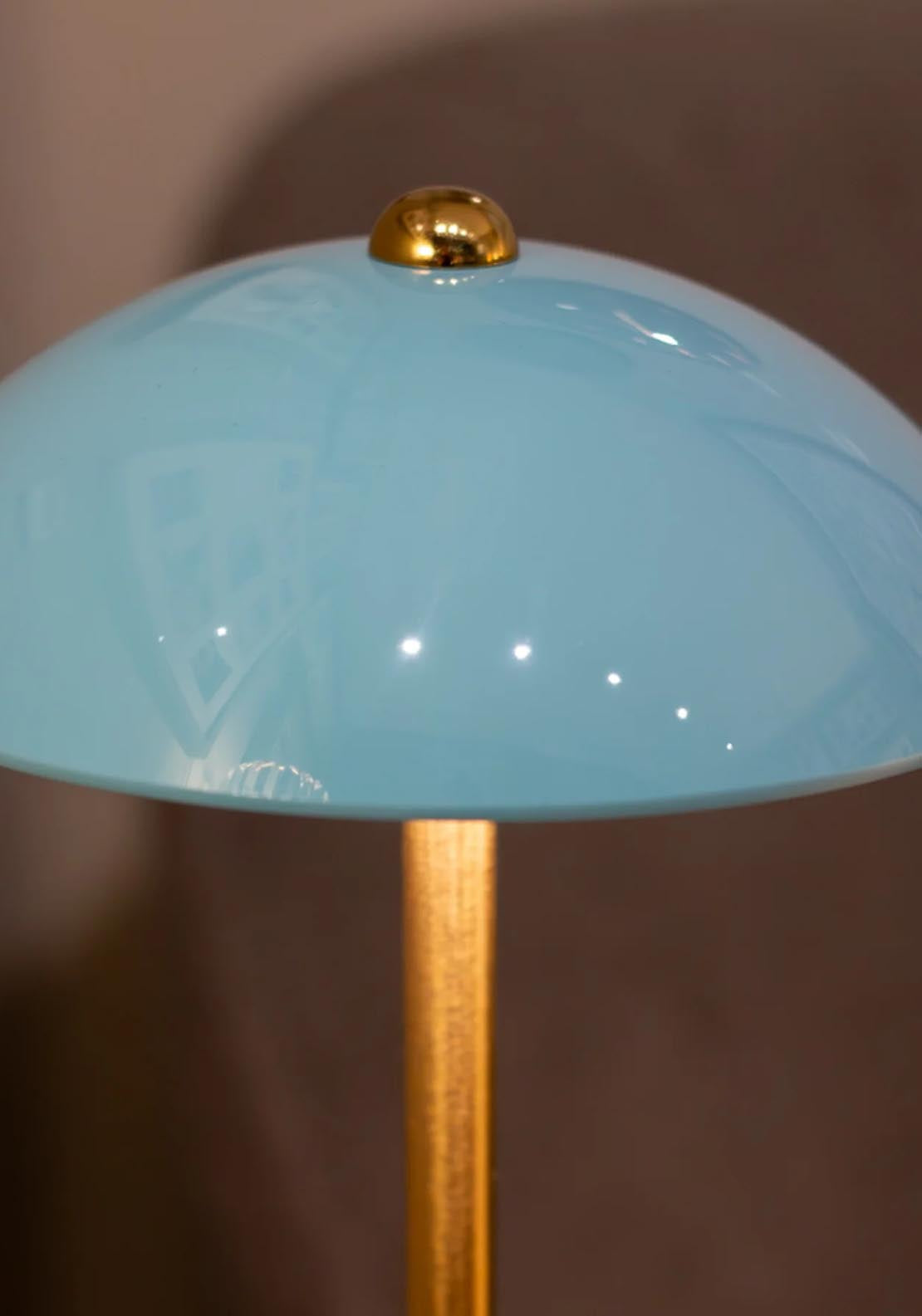 The Home Collection Apollo USB Rechargeable Lamp - Blue 4 Shaws Department Stores