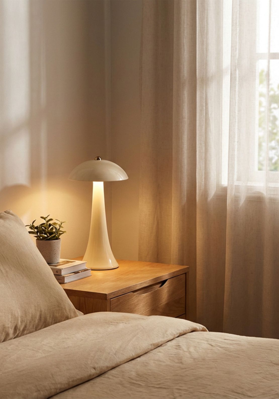 The Home Collection USB Rechargeable Lamp - White 7 Shaws Department Stores