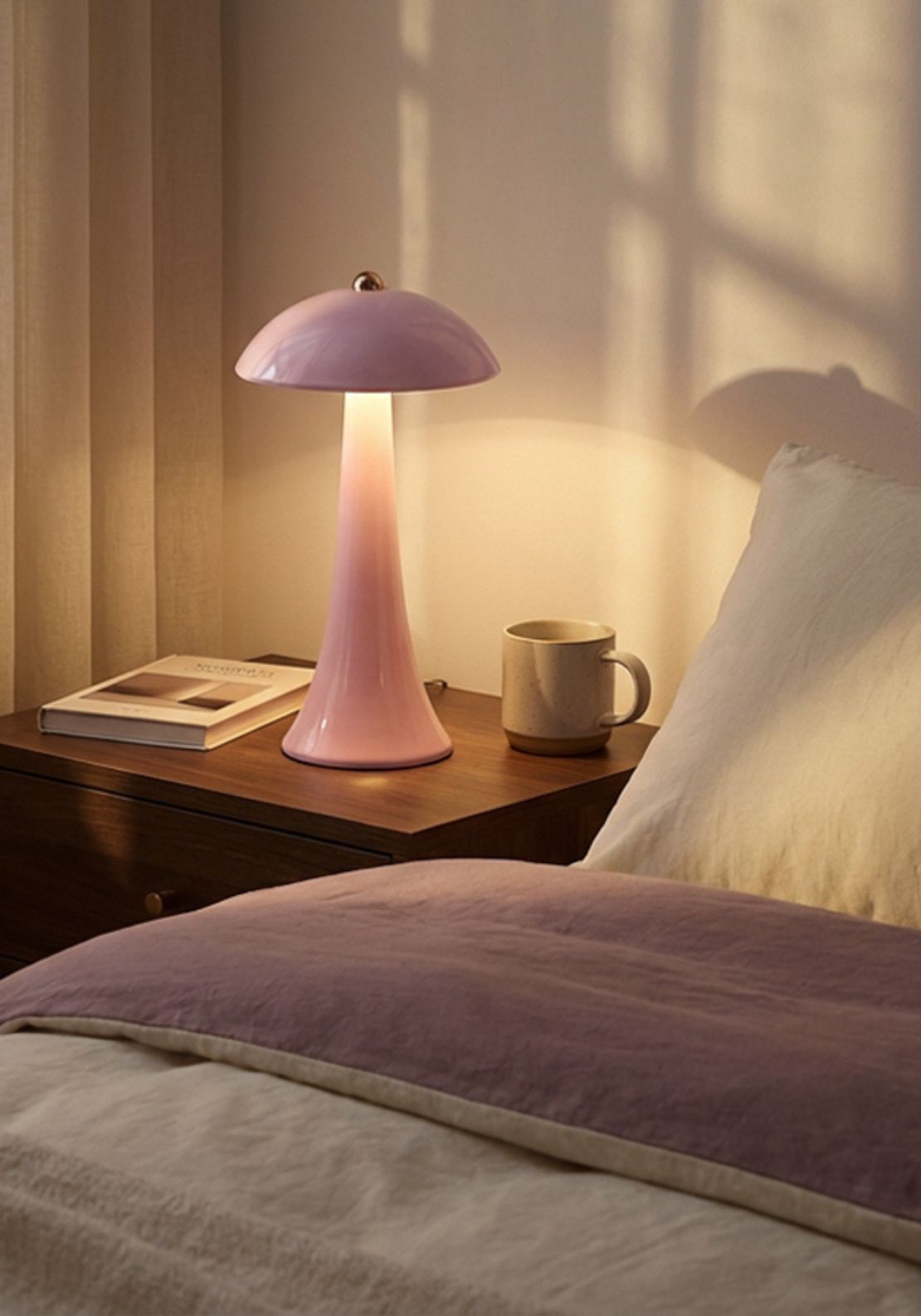 The Home Collection USB Rechargeable Lamp - Purple 6 Shaws Department Stores