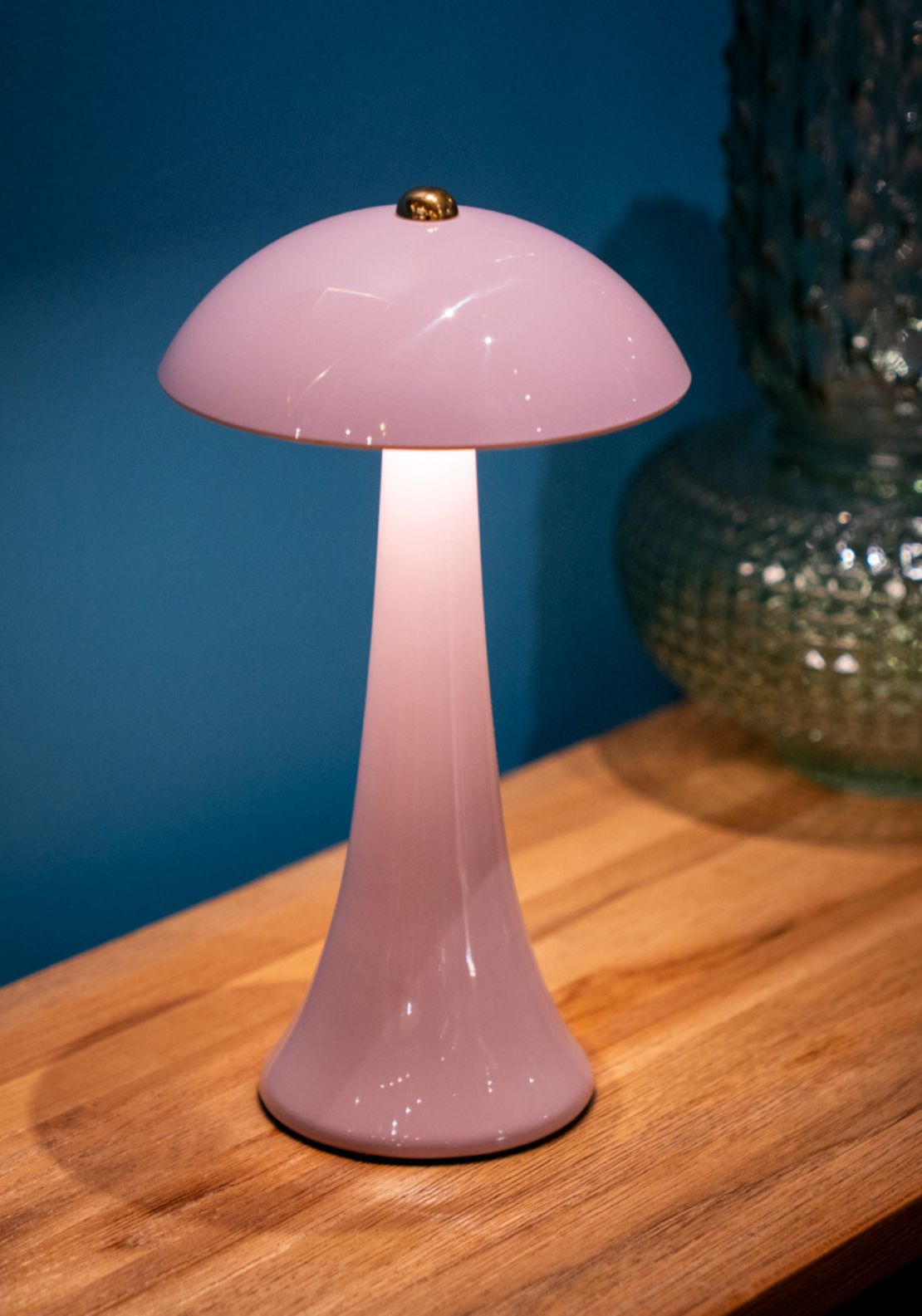 The Home Collection USB Rechargeable Lamp - Purple 2 Shaws Department Stores