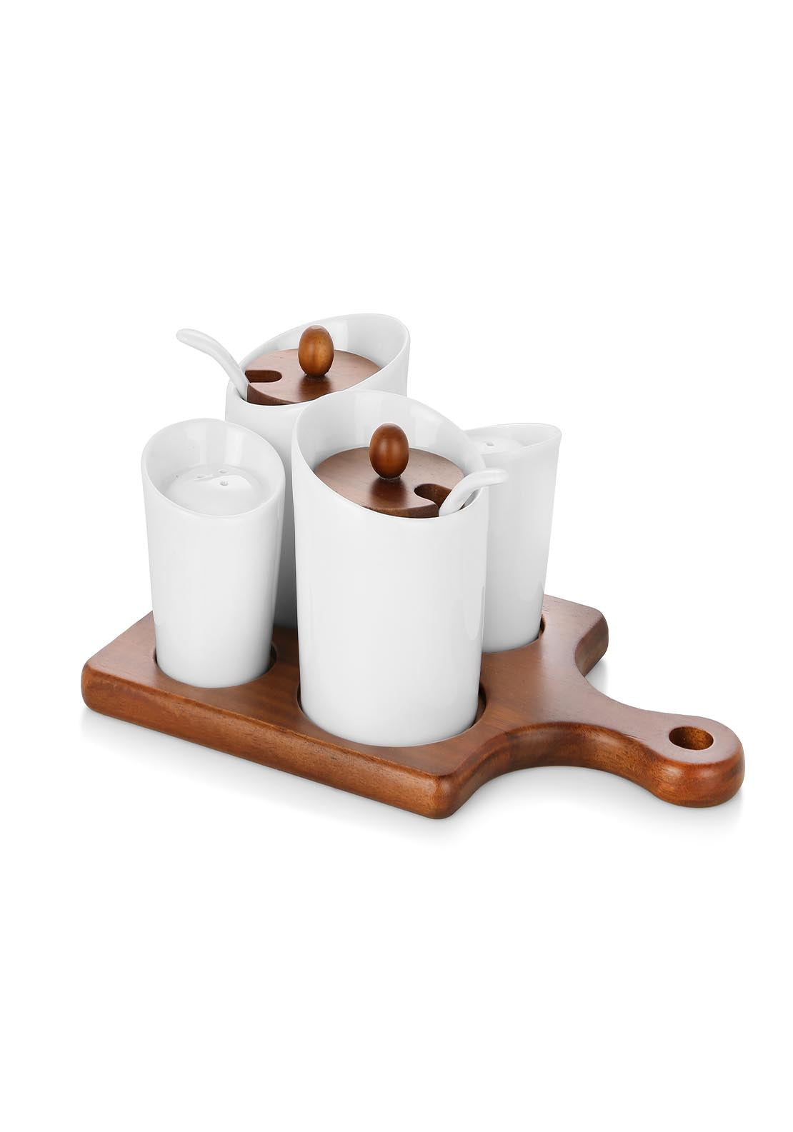Newbridge Silverware Ceramic and Wood Condiment Set 2 Shaws Department Stores