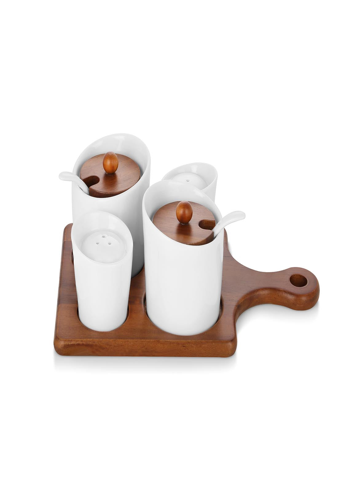 Newbridge Silverware Ceramic and Wood Condiment Set 1 Shaws Department Stores