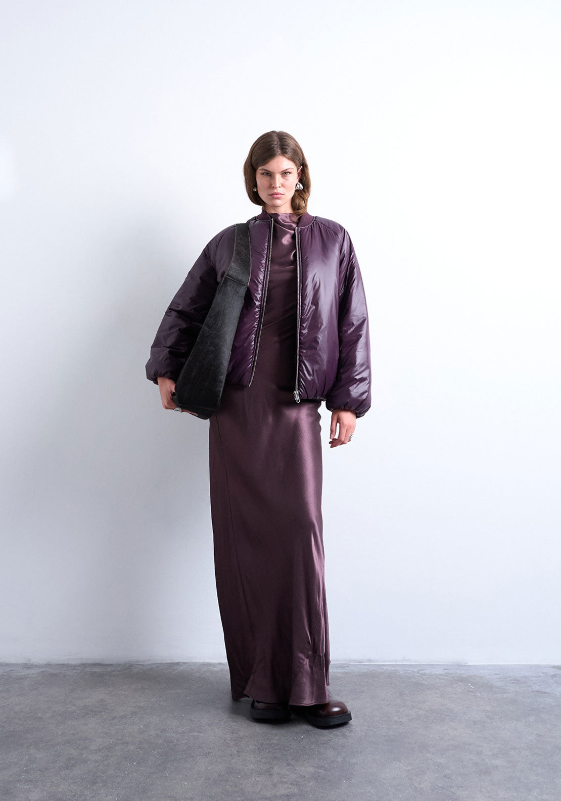 Topshop Boom Short Jacket - Burgundy 6 Shaws Department Stores