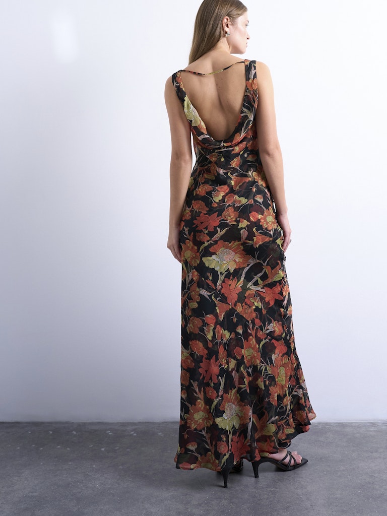 Topshop Shine Sleeveless Dress - Tan 2 Shaws Department Stores