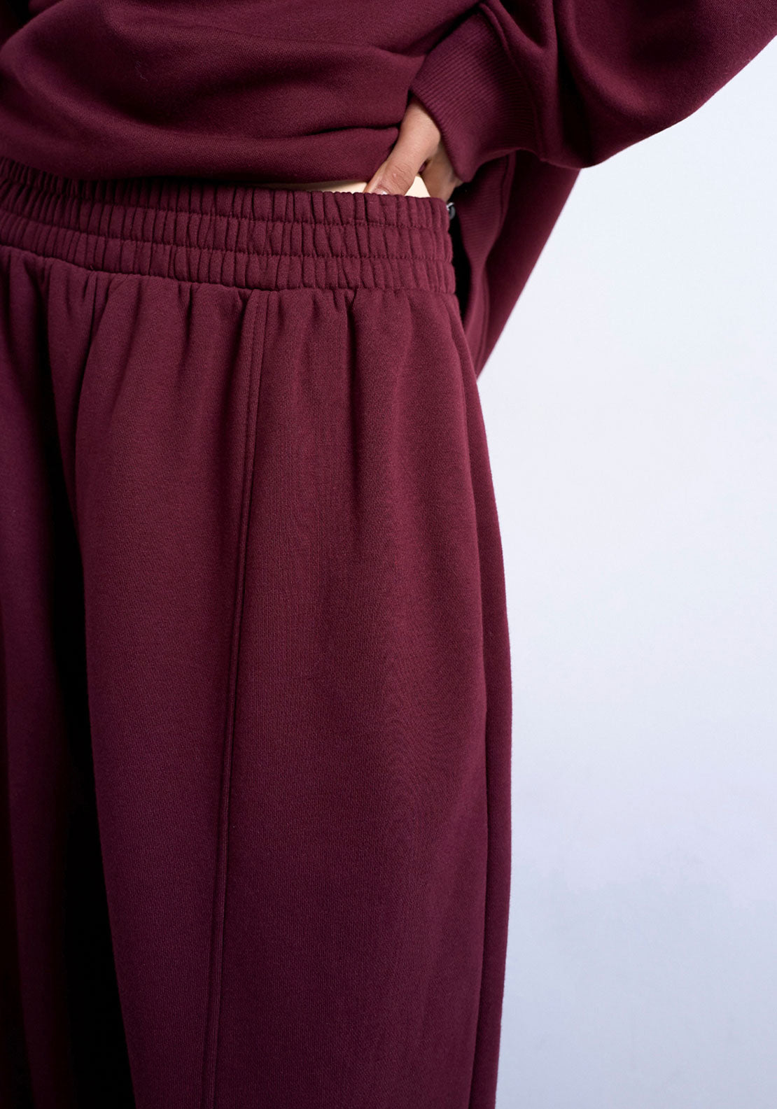 Topshop Rikke Balloon Joggers - Burgundy 4 Shaws Department Stores