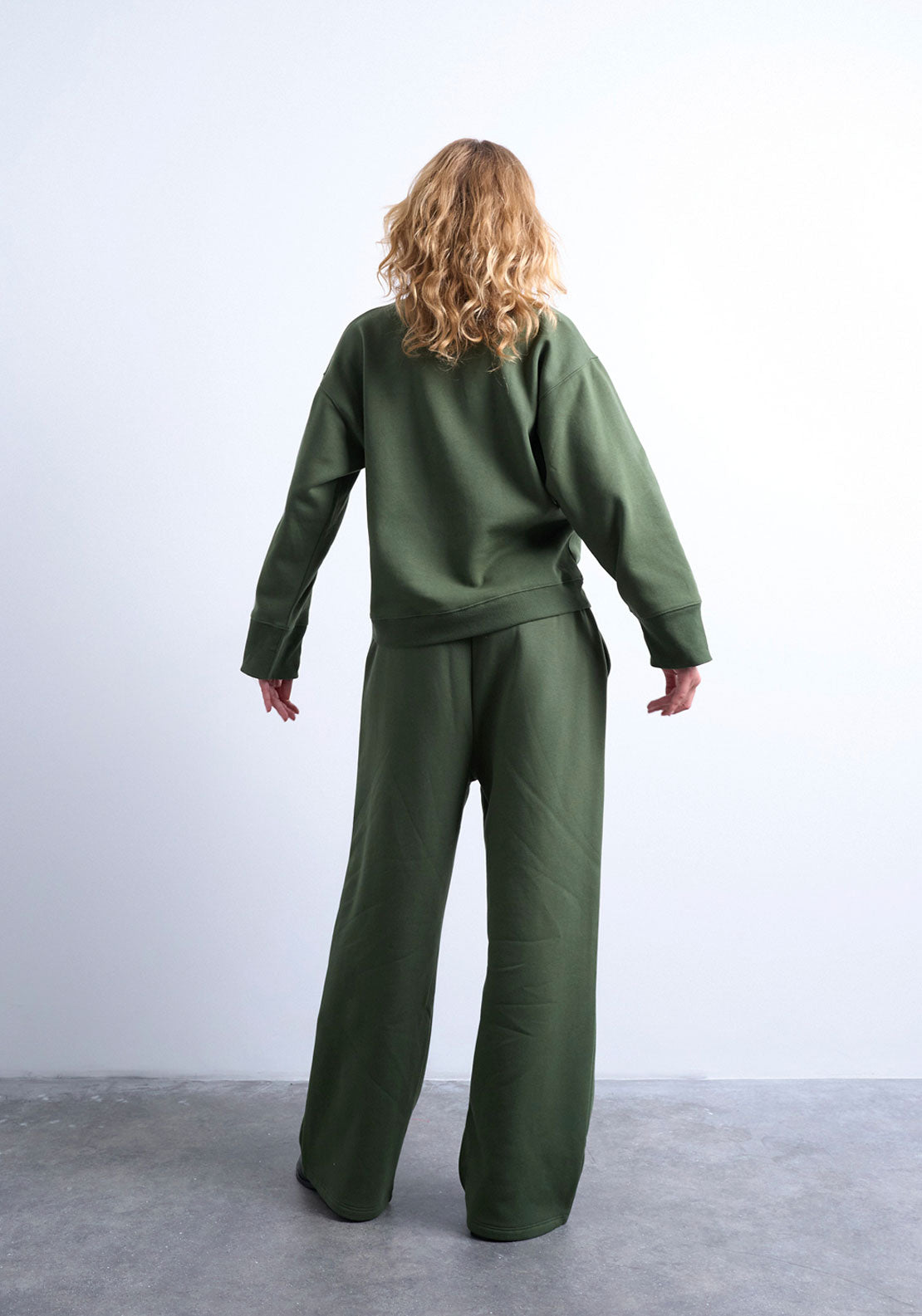 Topshop Paloma Sweatshirt - Bright Green 2 Shaws Department Stores