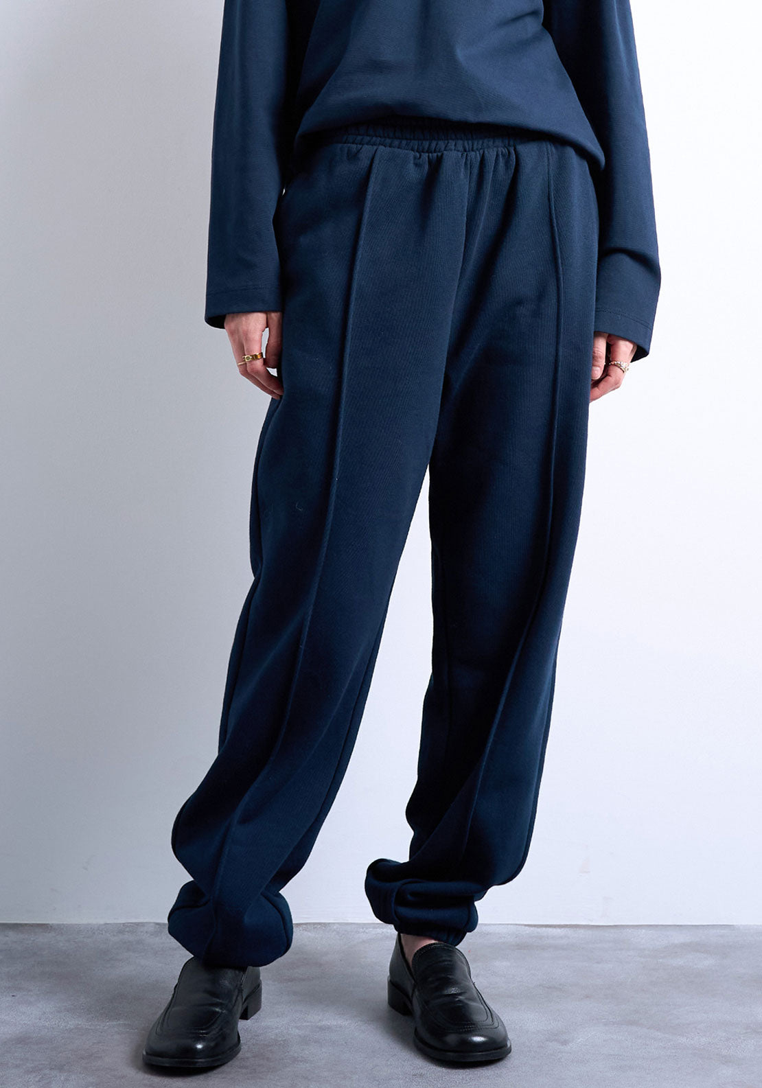 Topshop Pia Joggers - Navy Blazer 1 Shaws Department Stores