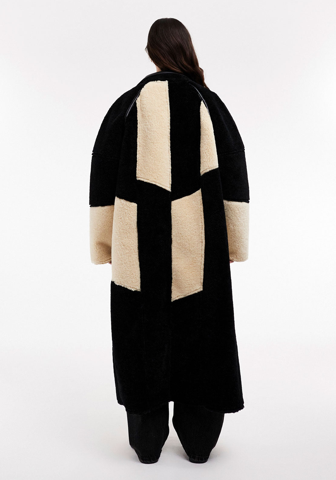 Topshop Janice Coat - Black 2 Shaws Department Stores