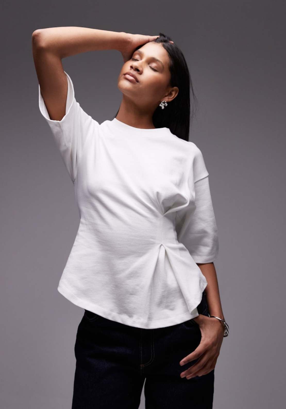 Topshop Kamilla Top - Snow White 3 Shaws Department Stores