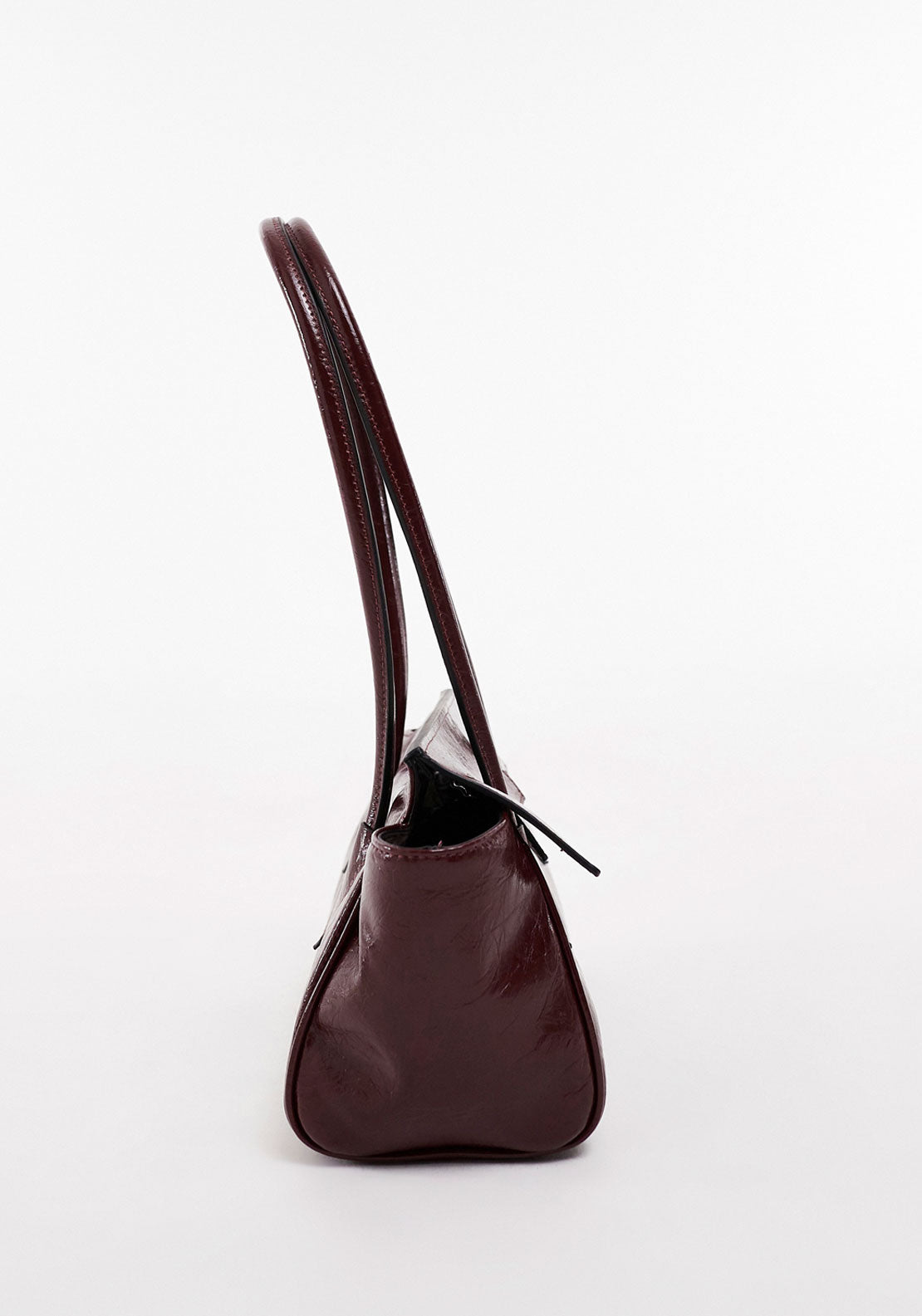 Topshop Sunny Shoulder Bag - Burgundy 3 Shaws Department Stores