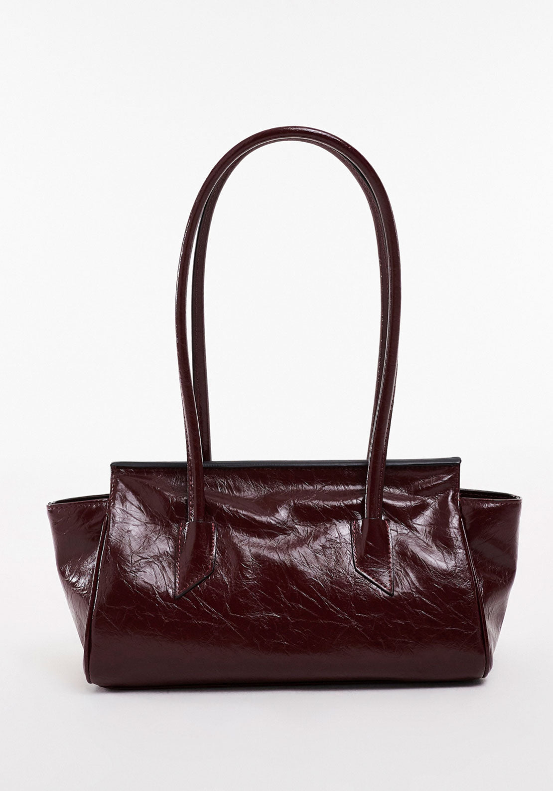 Topshop Sunny Shoulder Bag - Burgundy 2 Shaws Department Stores