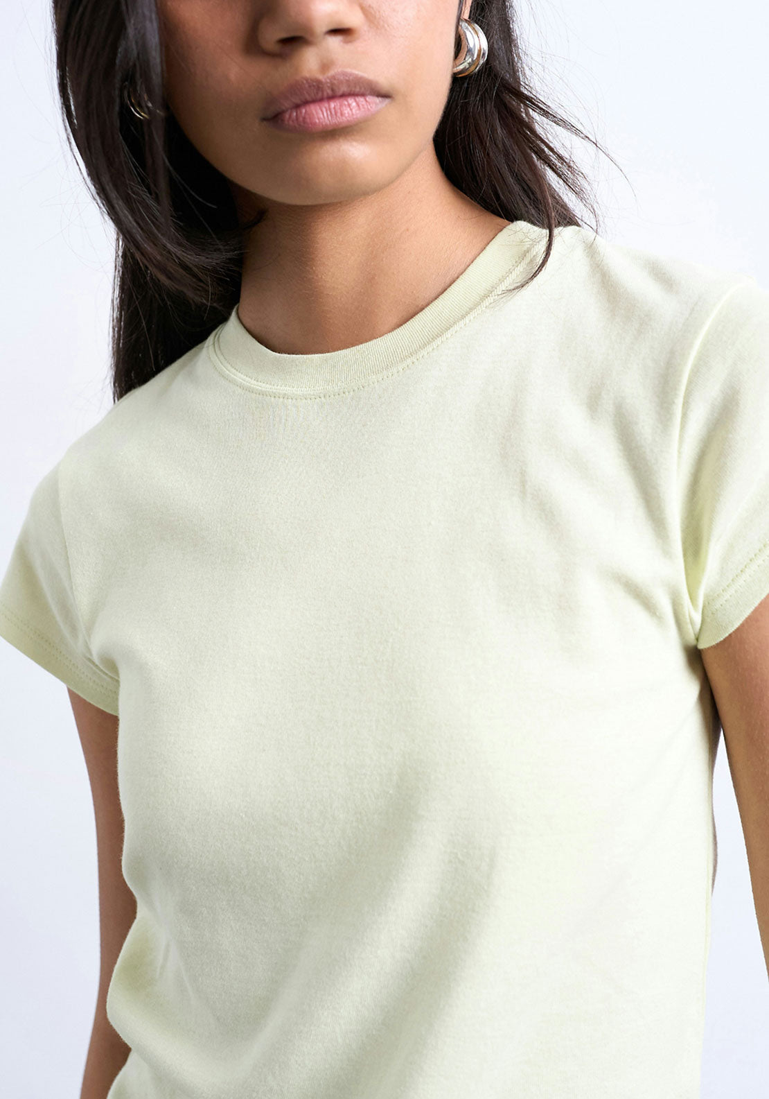 Topshop Faya Everyday T-Shirt - Bright Green 3 Shaws Department Stores