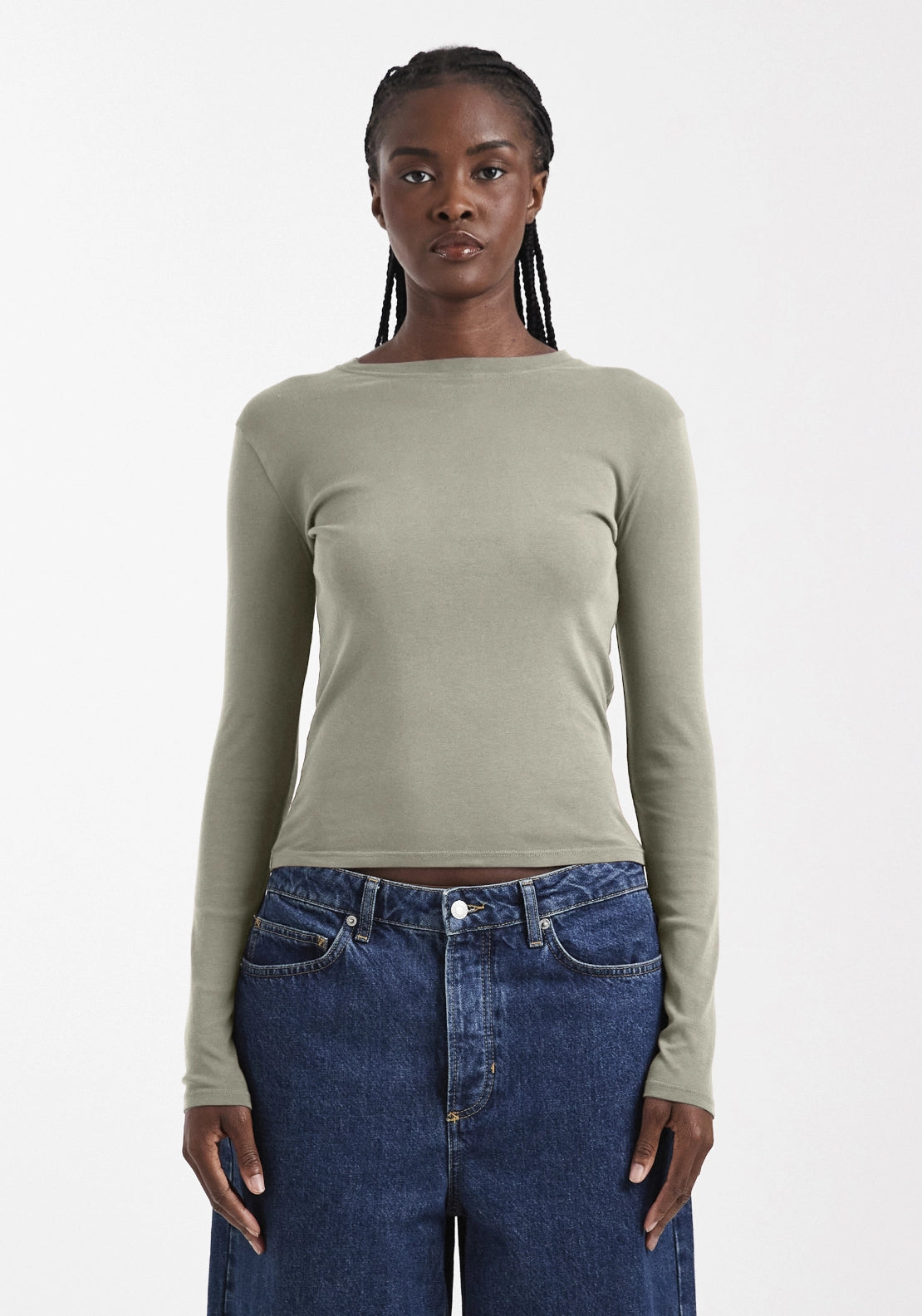 Everyday Long Sleeve Top - Grey