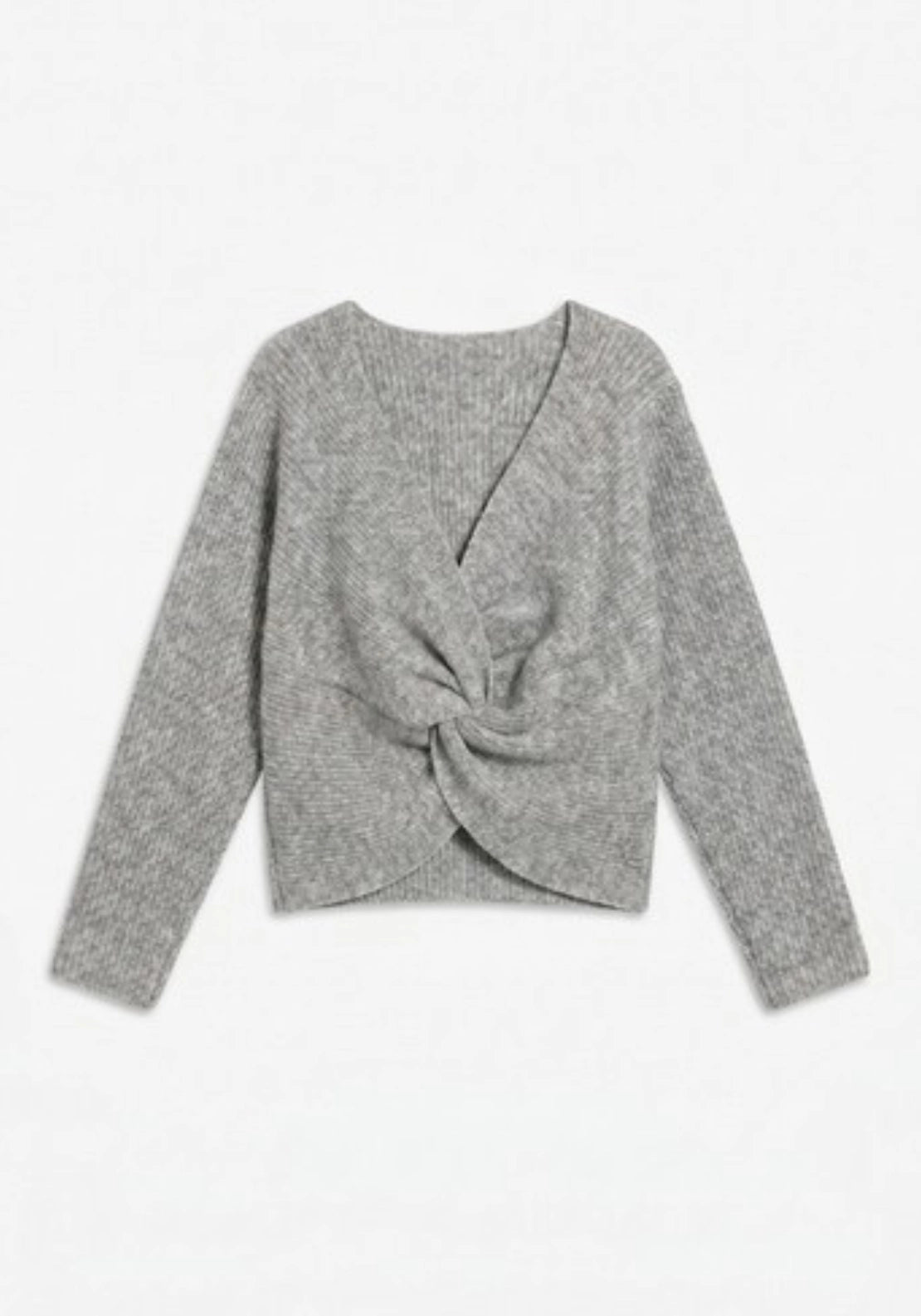 Cally Knitted Knot Back Jumper - Moss