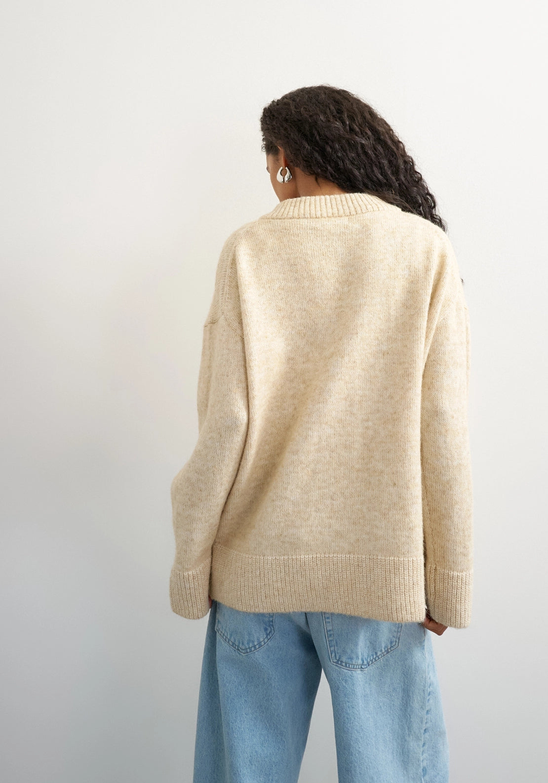 Rinna Long Sleeve Long Cardigan - Beige