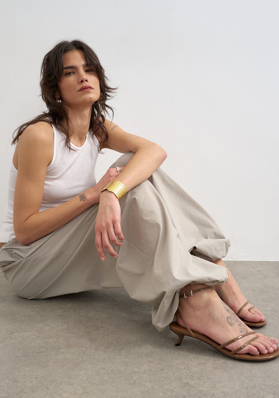 Topshop Balia Balloon Trousers - Black 5 Shaws Department Stores