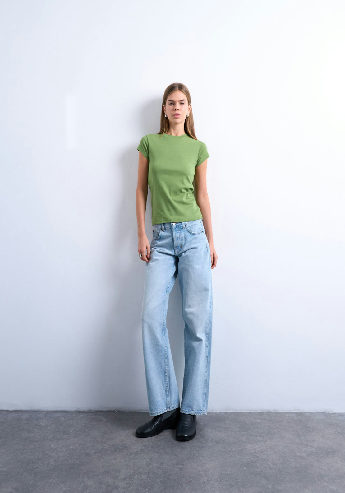 Topshop Everyday Short sleeve Top - Yellow 4 Shaws Department Stores