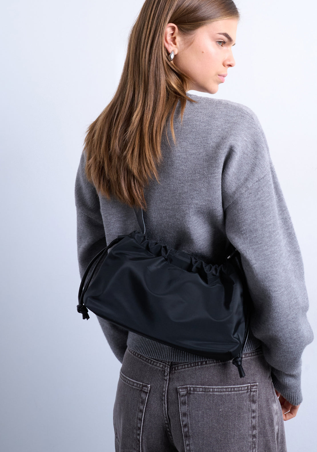 Topshop Charlie Cross Body Bag - Black 2 Shaws Department Stores