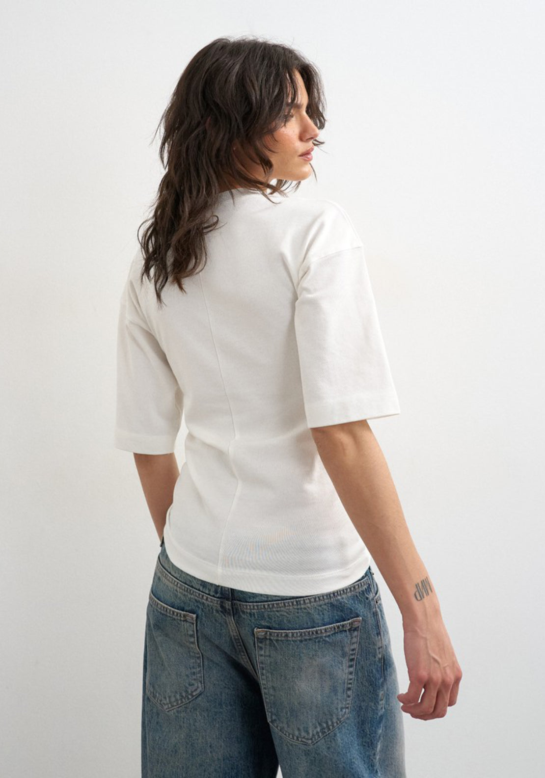 Malle Detail T-Shirt - White