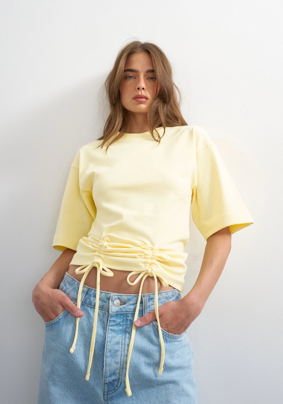 Malle Detail T-Shirt - Cream