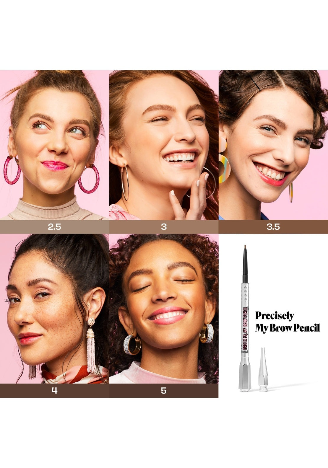 Benefit Fluffin’ Festive Brows value set 2/2.5 6 Shaws Department Stores