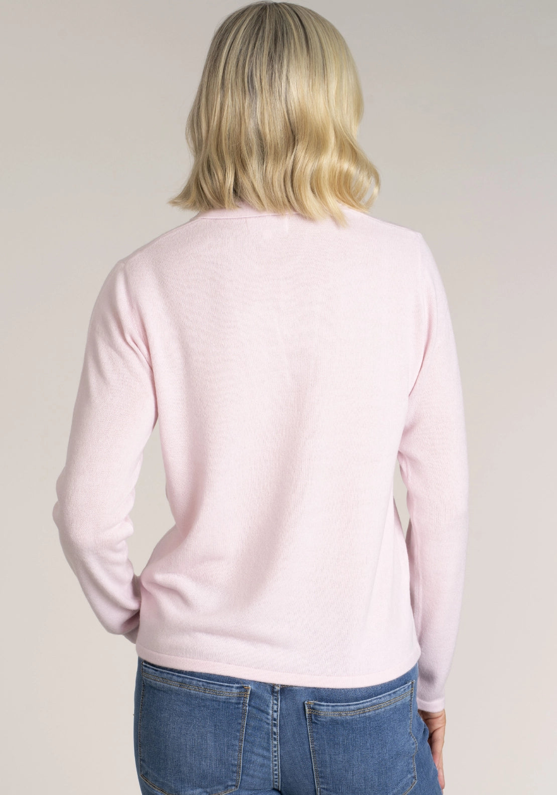 Cashmillon Button Thru - Mauve Chalk