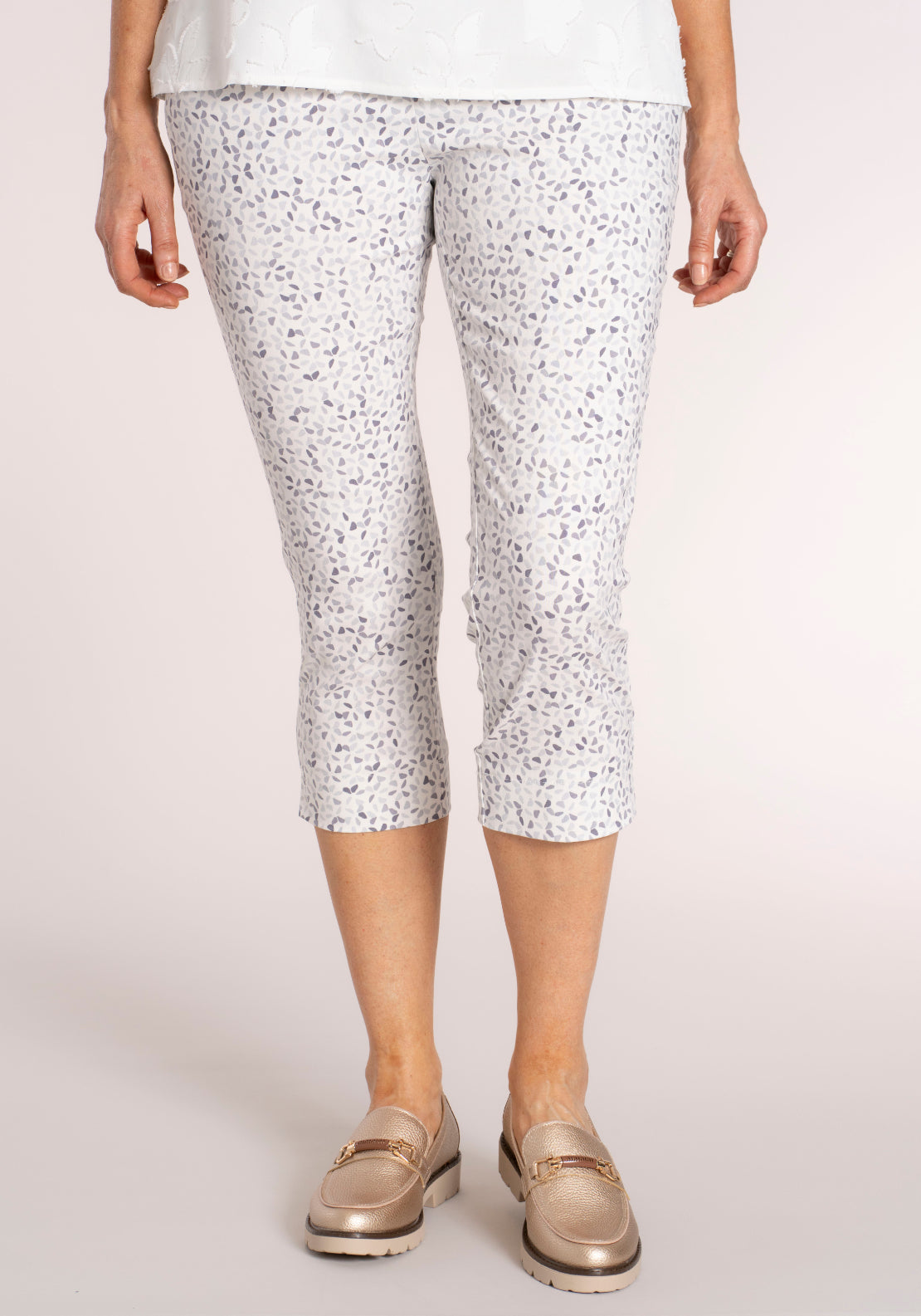 Tea Lane Printed Slim Fit Capri - Multicolour 1 Shaws Department Stores