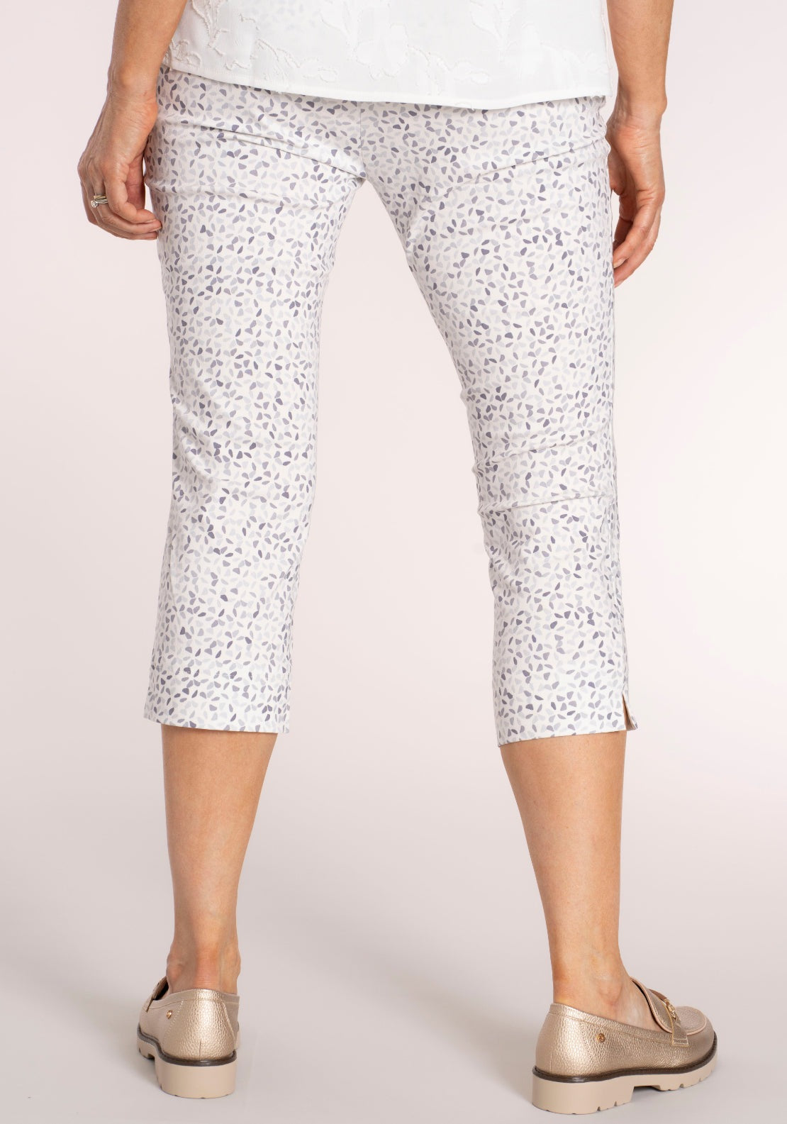 Tea Lane Printed Slim Fit Capri - Multicolour 2 Shaws Department Stores