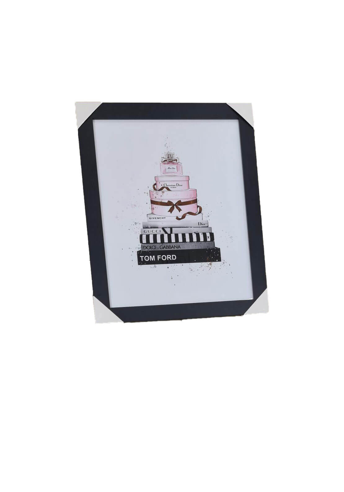The Home Collection Fashion Framed Picture 50cm x 40cm - Black 1 Shaws Department Stores