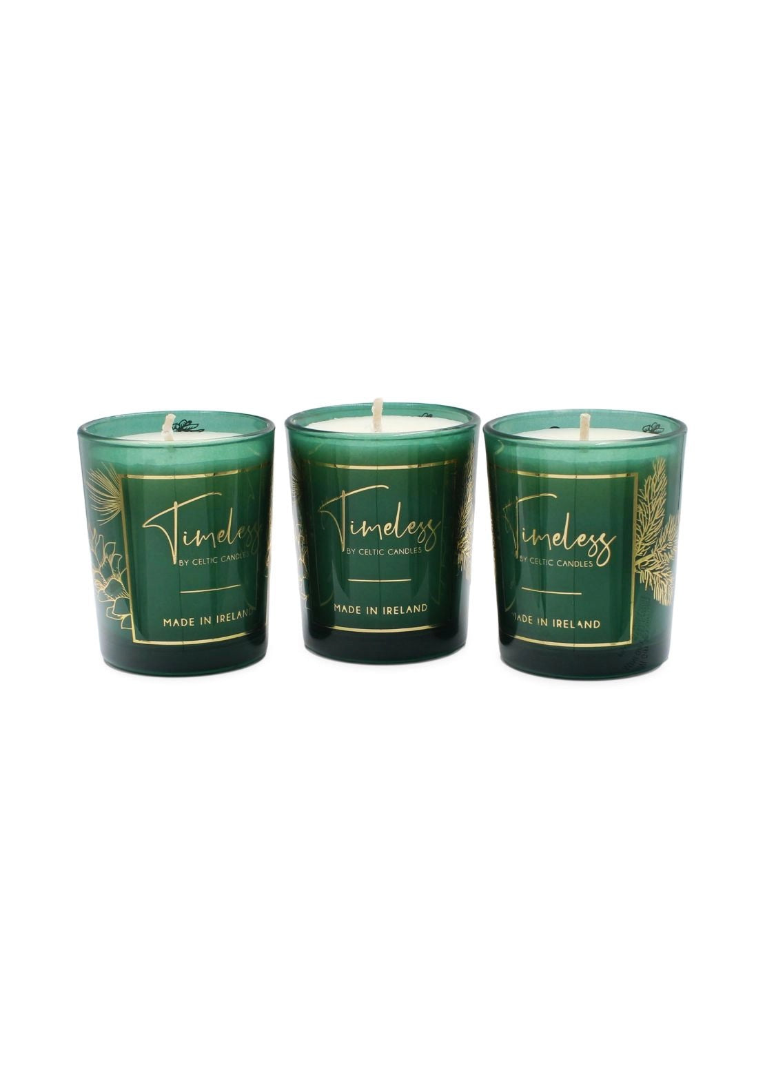 Celtic Candle Remembrance Votive Trio - Green 2 Shaws Department Stores