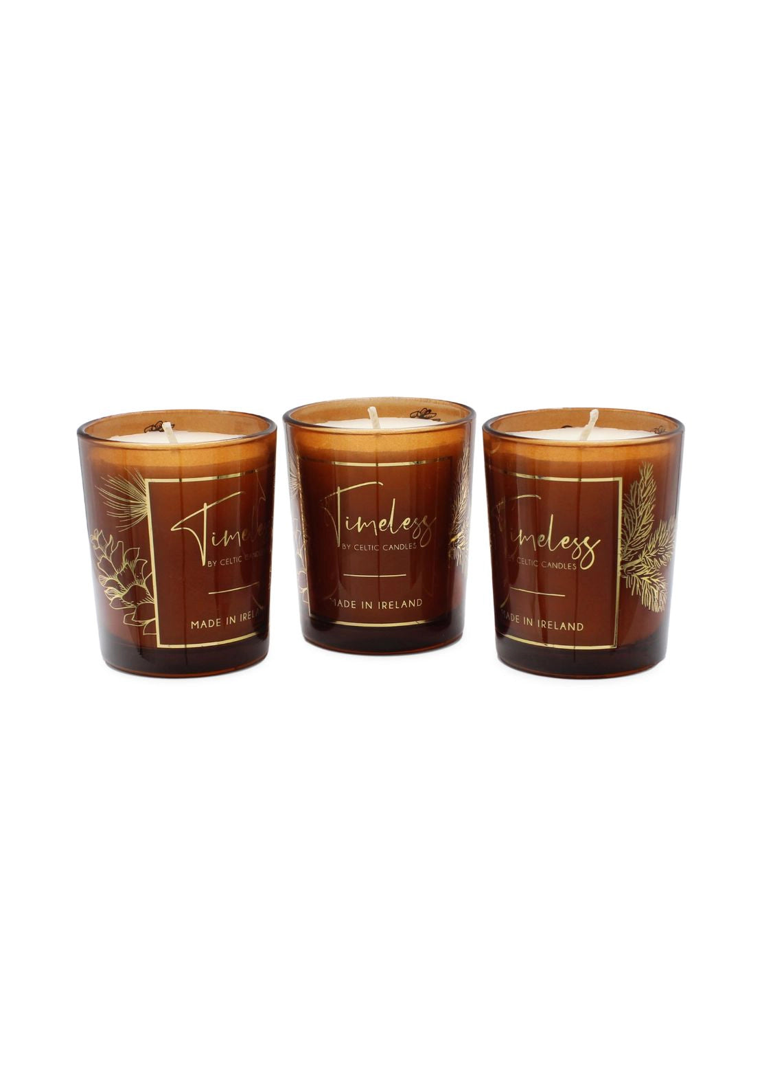 Celtic Candle Renewal Votive Trio - Orange 2 Shaws Department Stores