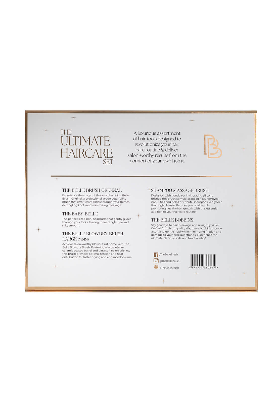 The Belle Brush Ultimate Haircare Gift Set 3 Shaws Department Stores