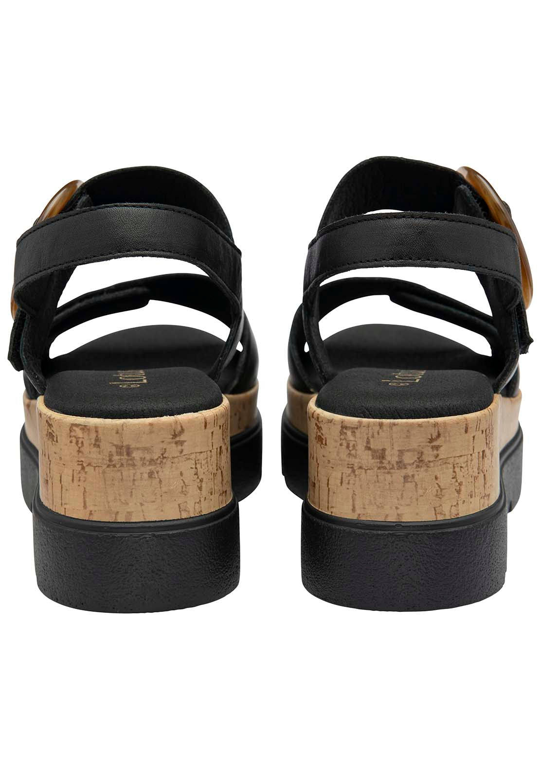 Lotus Cammie Sandal - Black 2 Shaws Department Stores