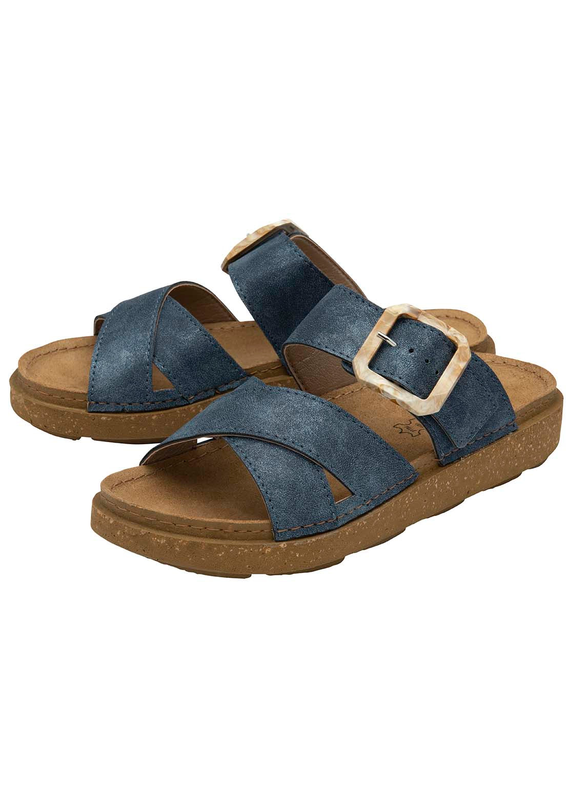 Lotus Comino Sandal - Blue 1 Shaws Department Stores
