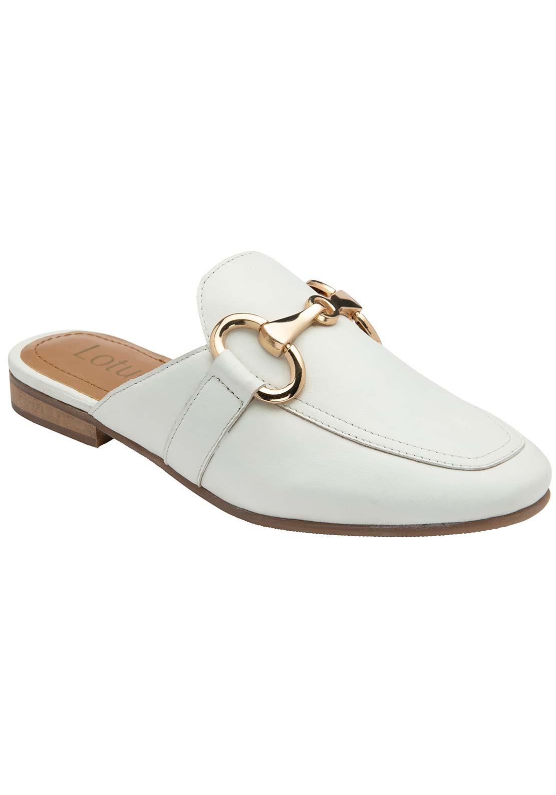 Lotus Taylor Shoe - White 3 Shaws Department Stores