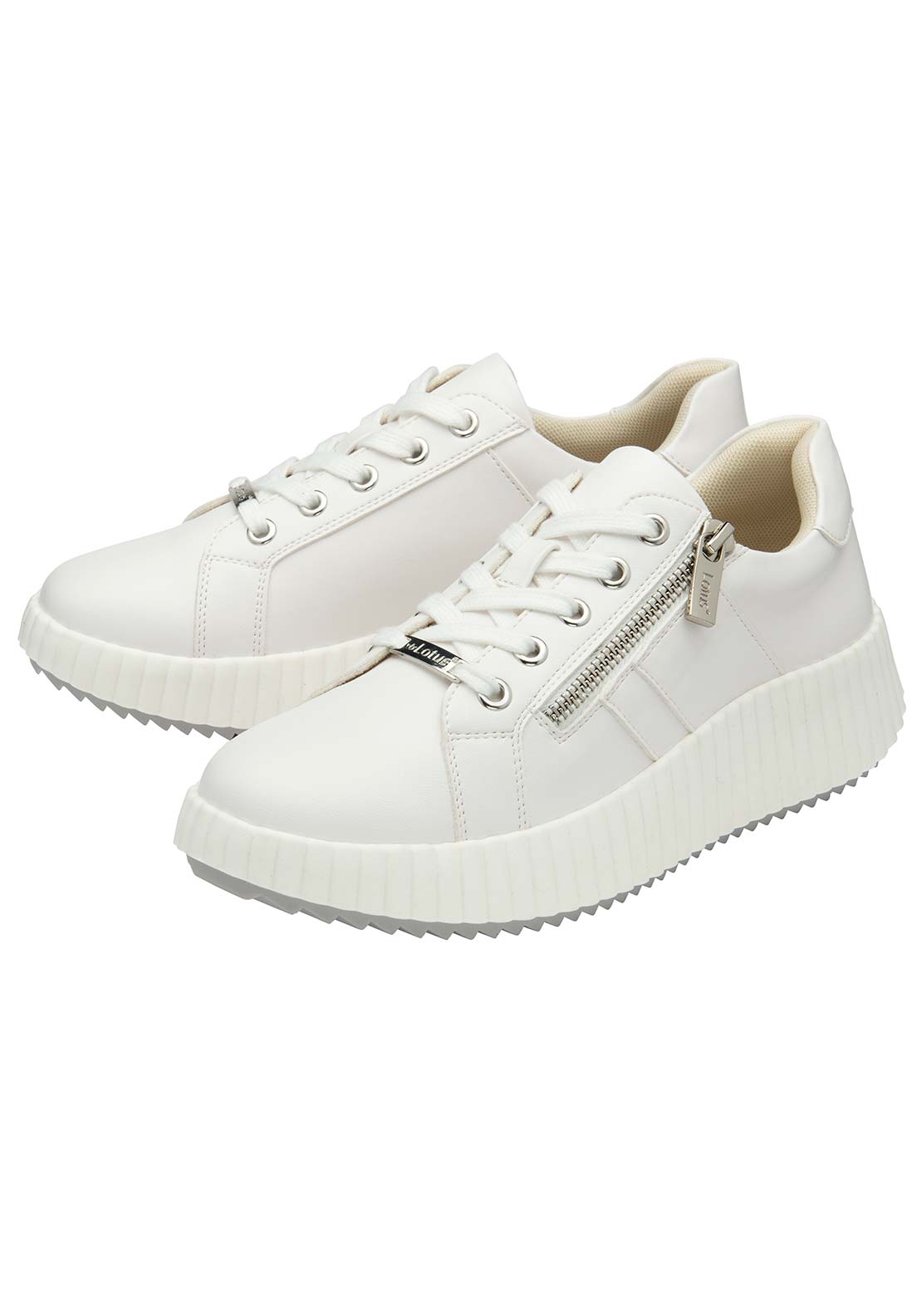 Lotus Kora Trainer - White 1 Shaws Department Stores
