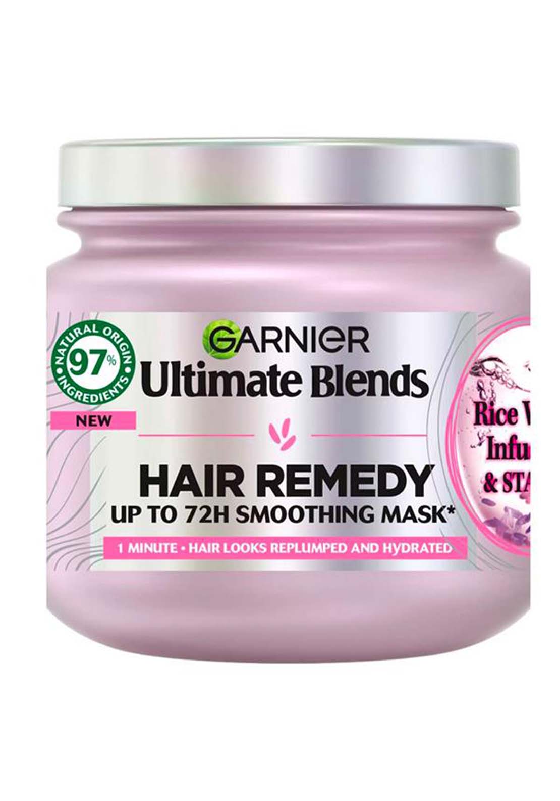Garnier Ultimate Blends Hair Remedy 72H Smoothing Mask 1 Shaws Department Stores