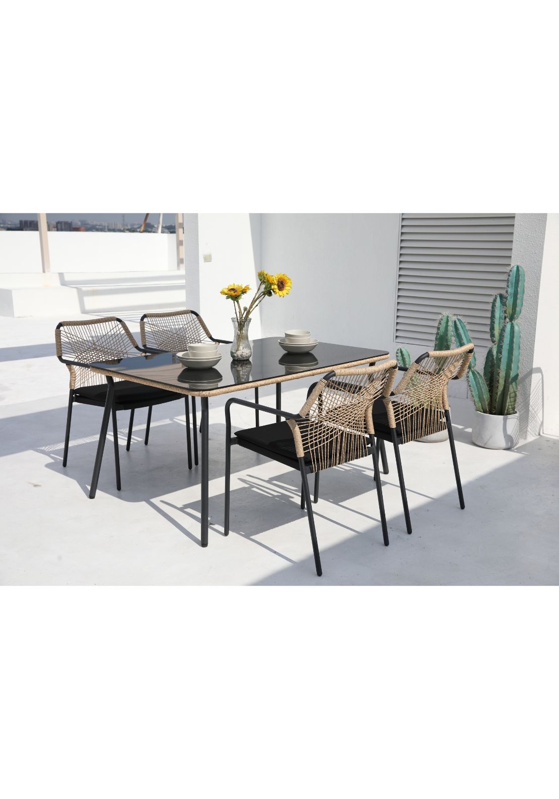 United Hardware Capri Table & 4 Chair Dining Set 1 Shaws Department Stores