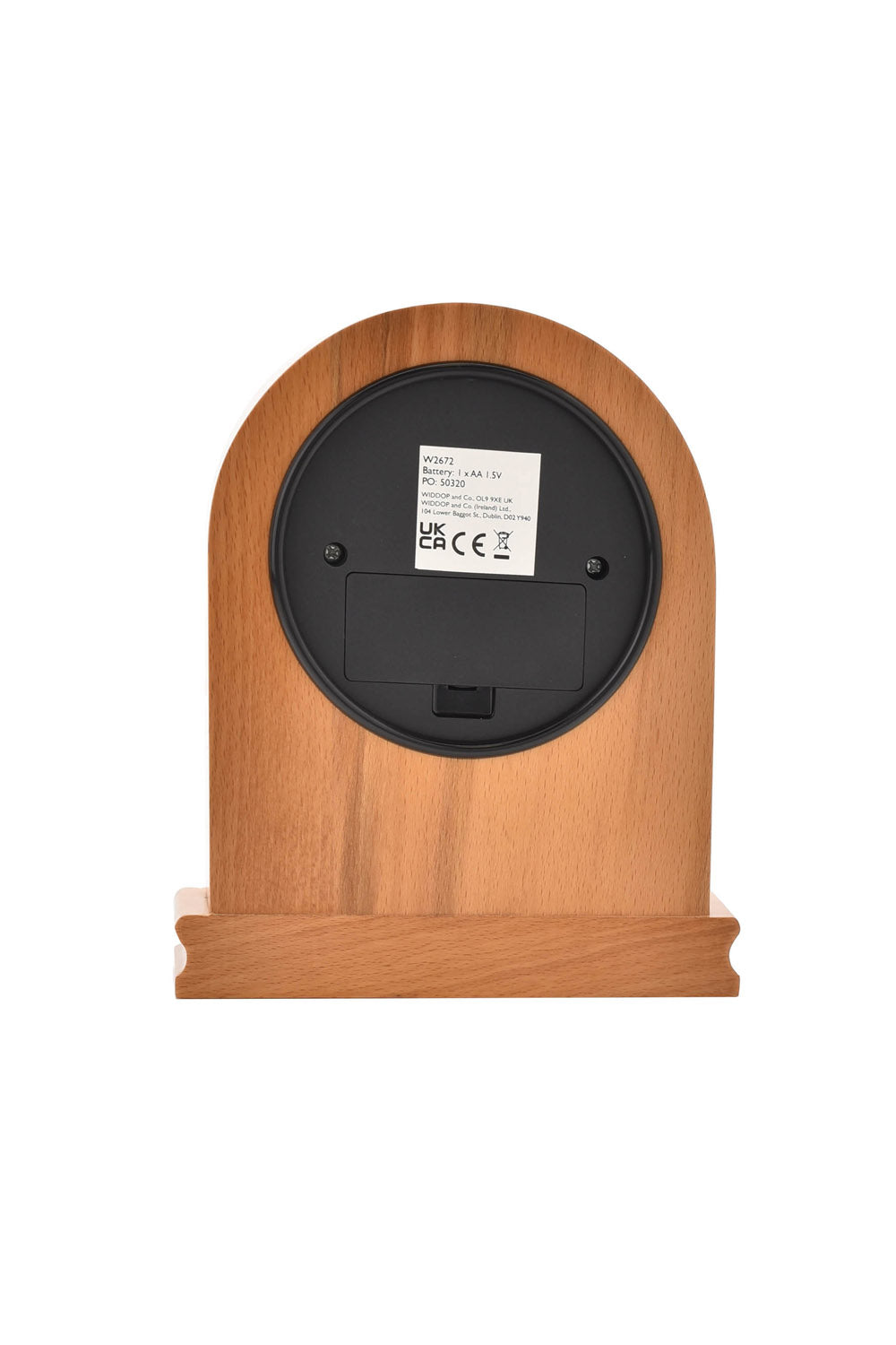 The Home Collection Wooden Mantel Clock Arched 4 Shaws Department Stores