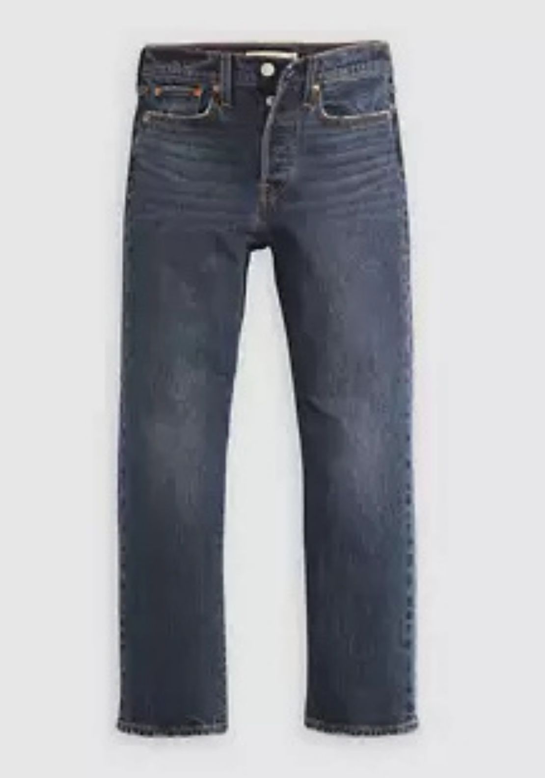 Levis Wedgie Straight Jeans - Blue 6 Shaws Department Stores