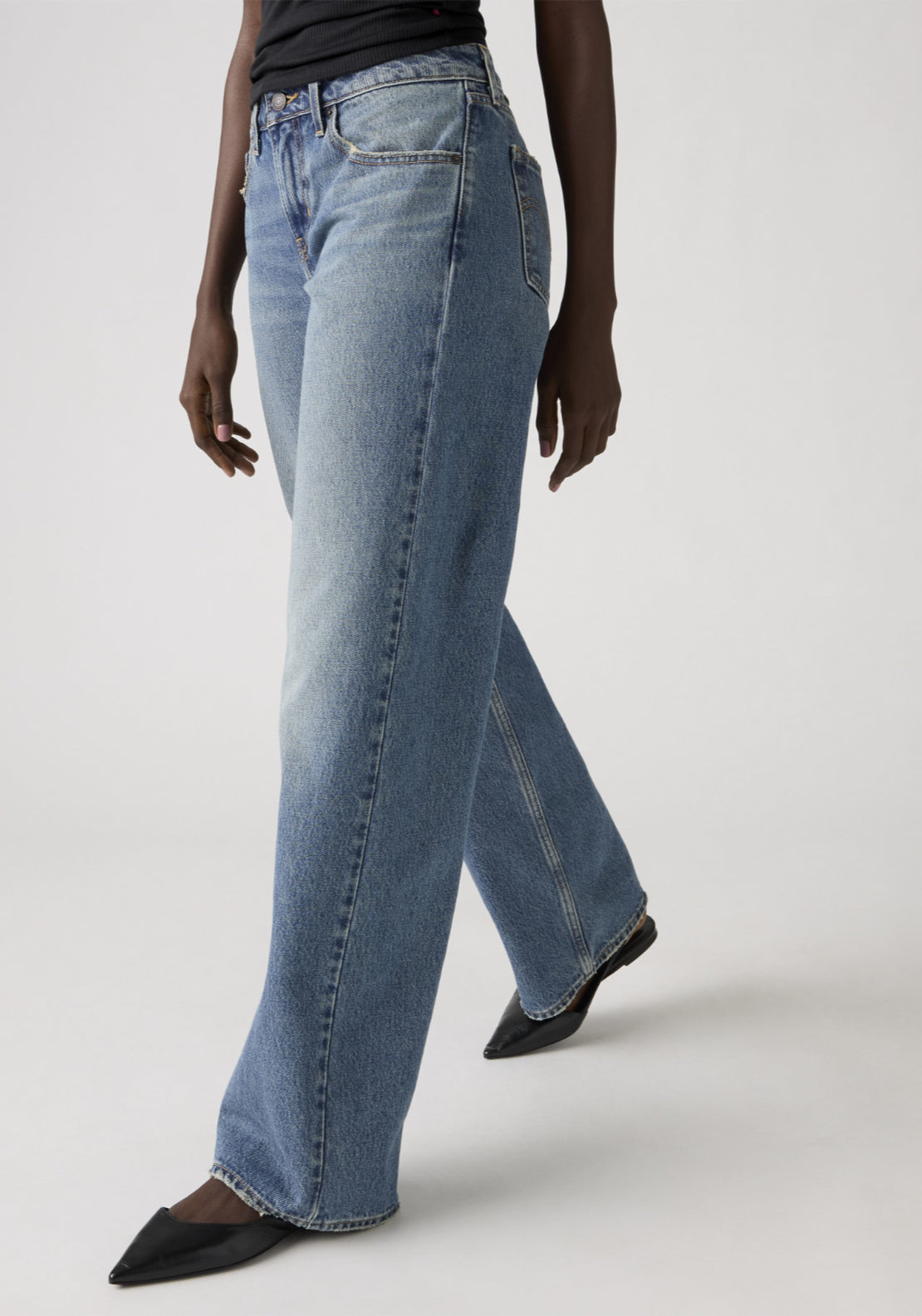 Levis Low Loose Jeans - Blue 1 Shaws Department Stores