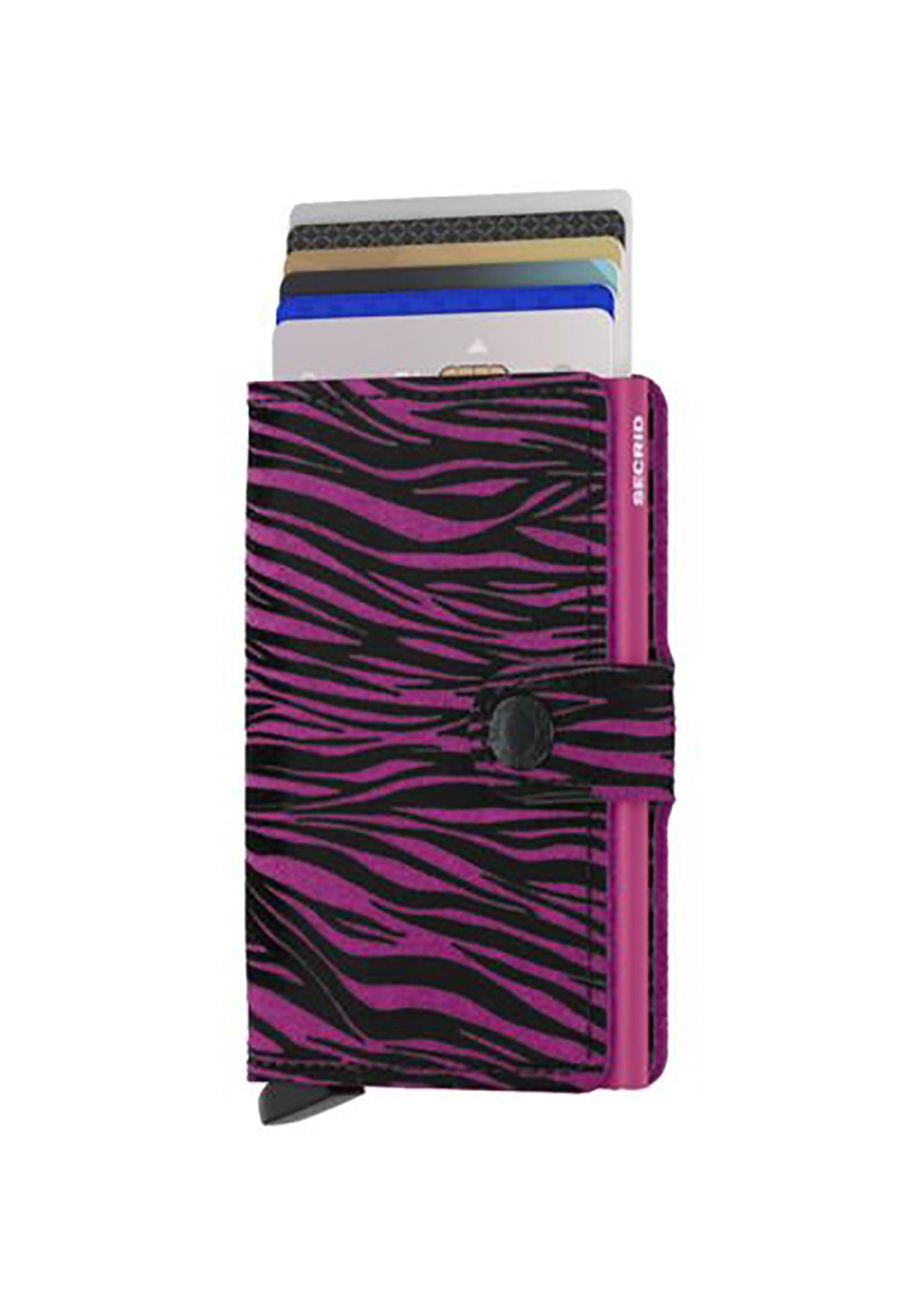 Secrid Mini Zebra Wallet - Fuchsia 1 Shaws Department Stores