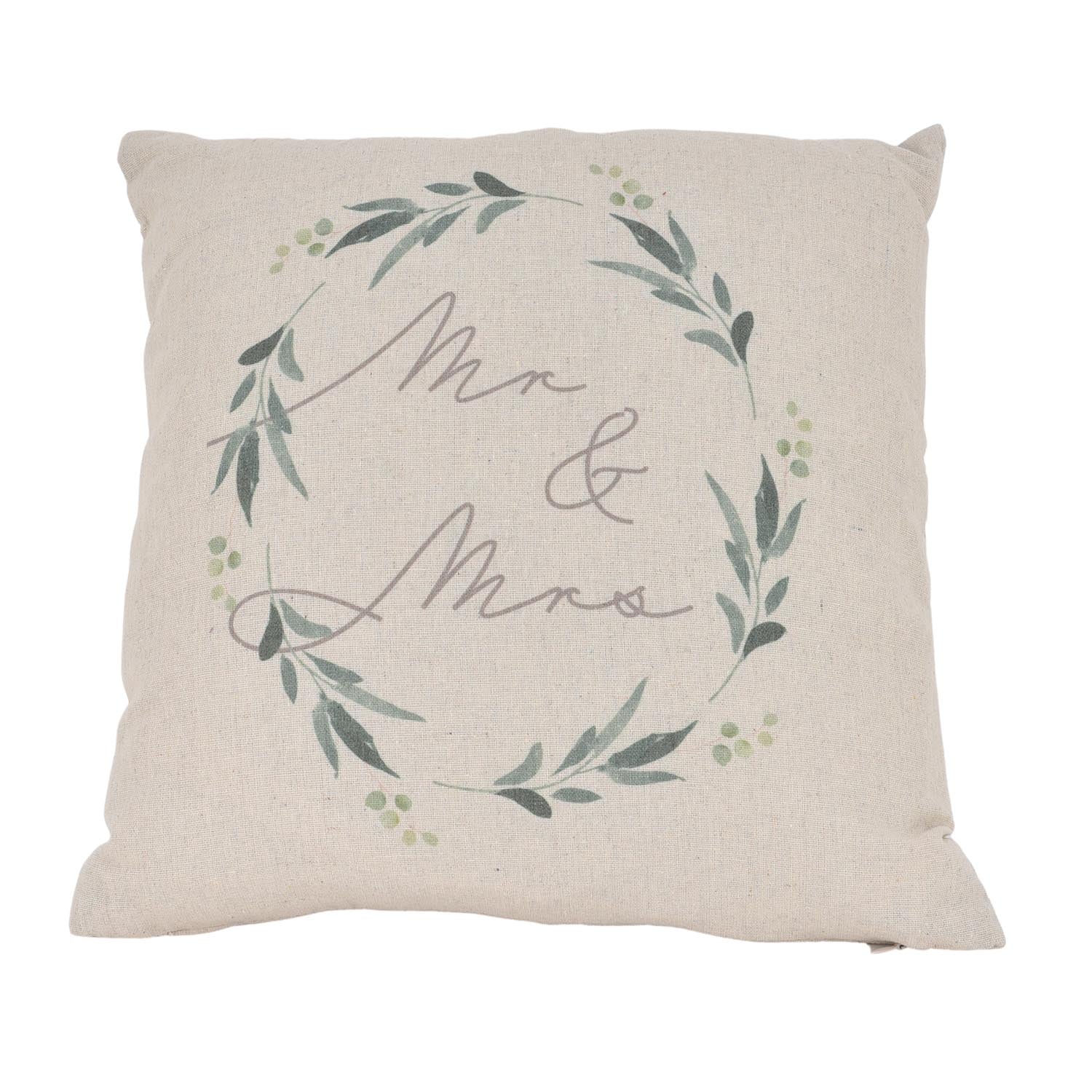Celebrations Love Story Mr & Mrs Cushion 35cm 1 Shaws Department Stores