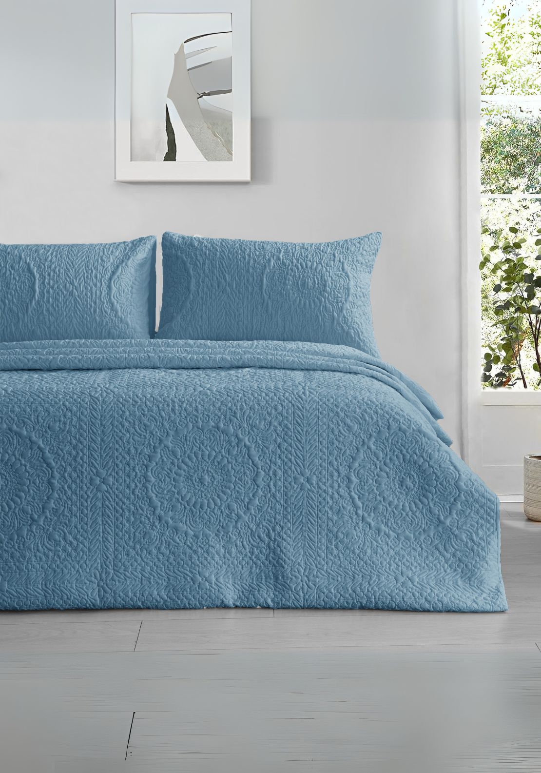 The Home Collection Winchester Throw Set And Shams 6 Shaws Department Stores