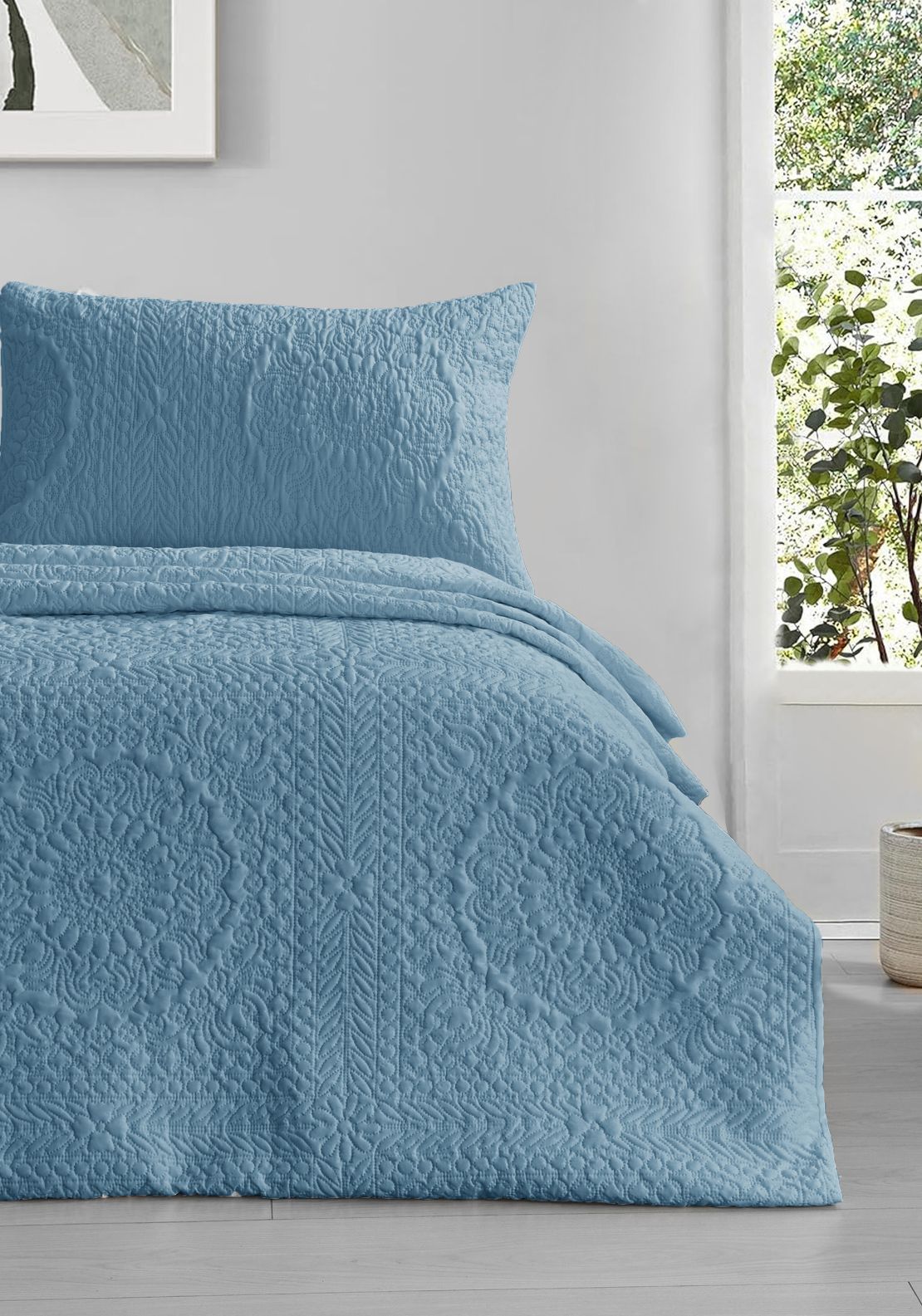 The Home Collection Winchester Throw Set And Shams 1 Shaws Department Stores