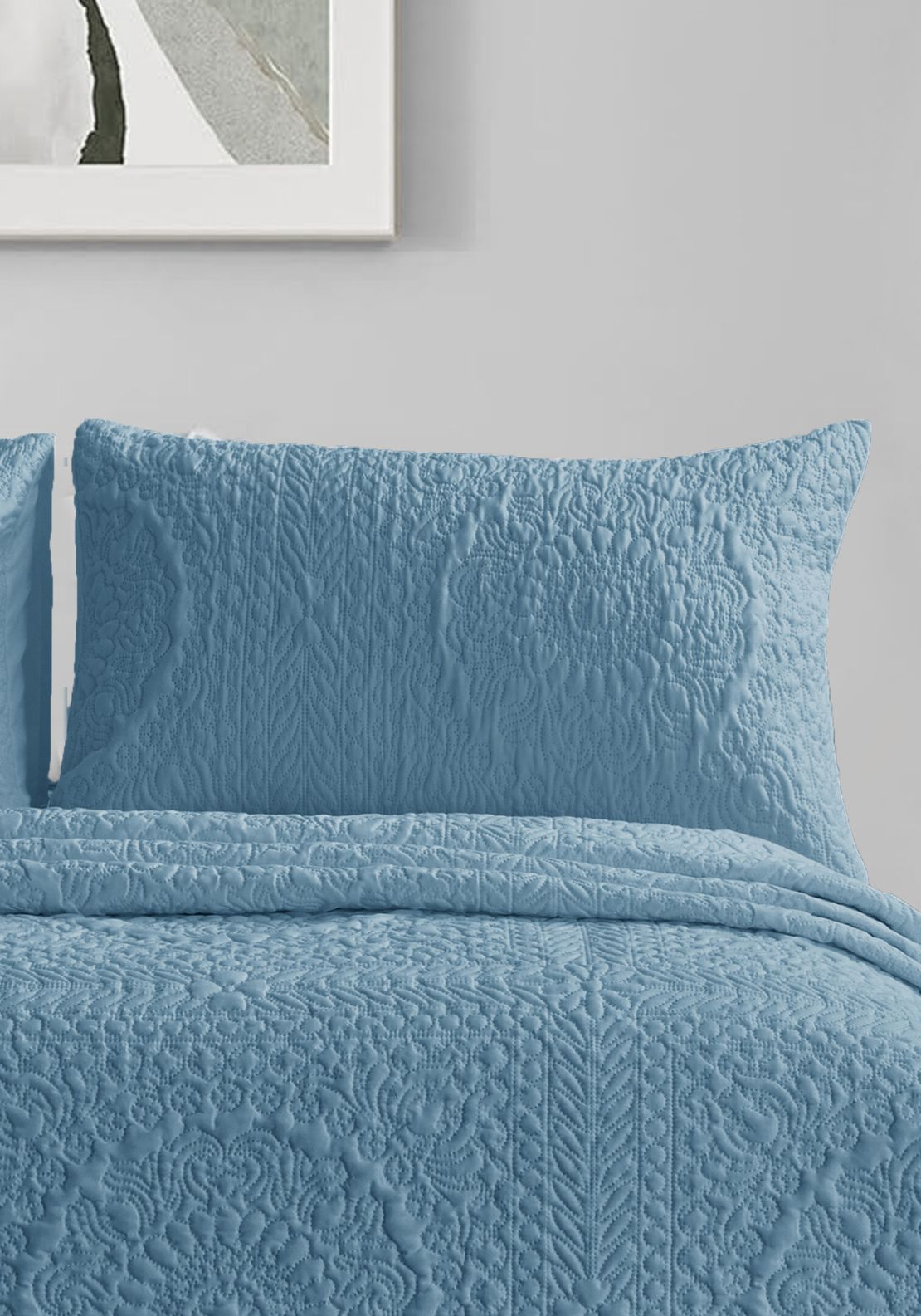 The Home Collection Winchester Throw Set And Shams 2 Shaws Department Stores