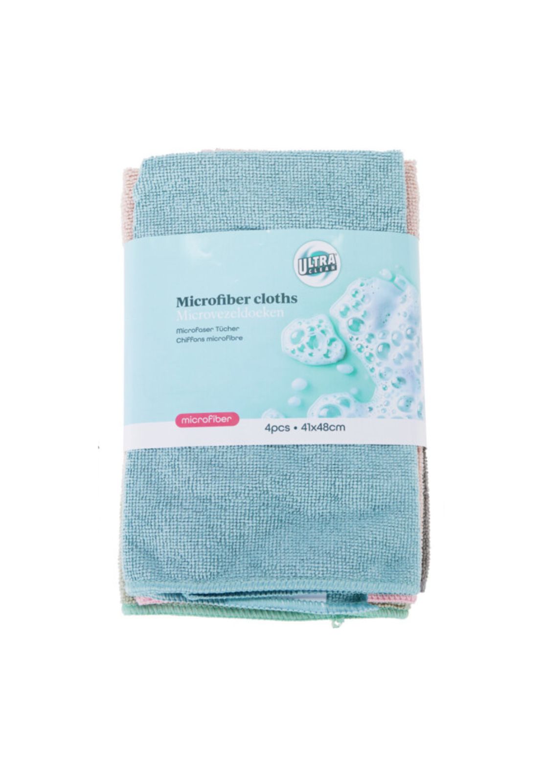 Microfibre Cloths Set Of 4 - Multi